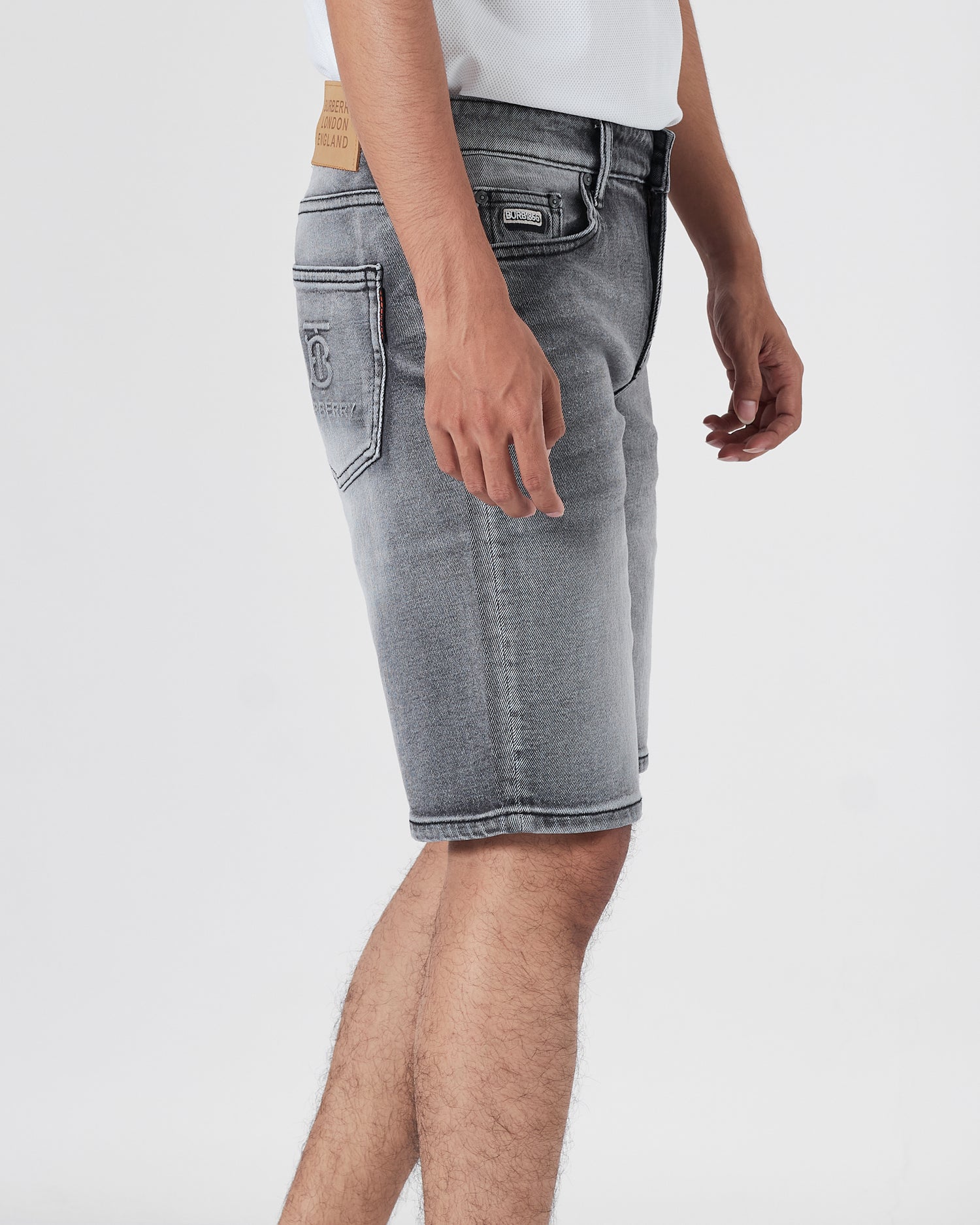 BUR Charcoal Men Short Jeans 18.90