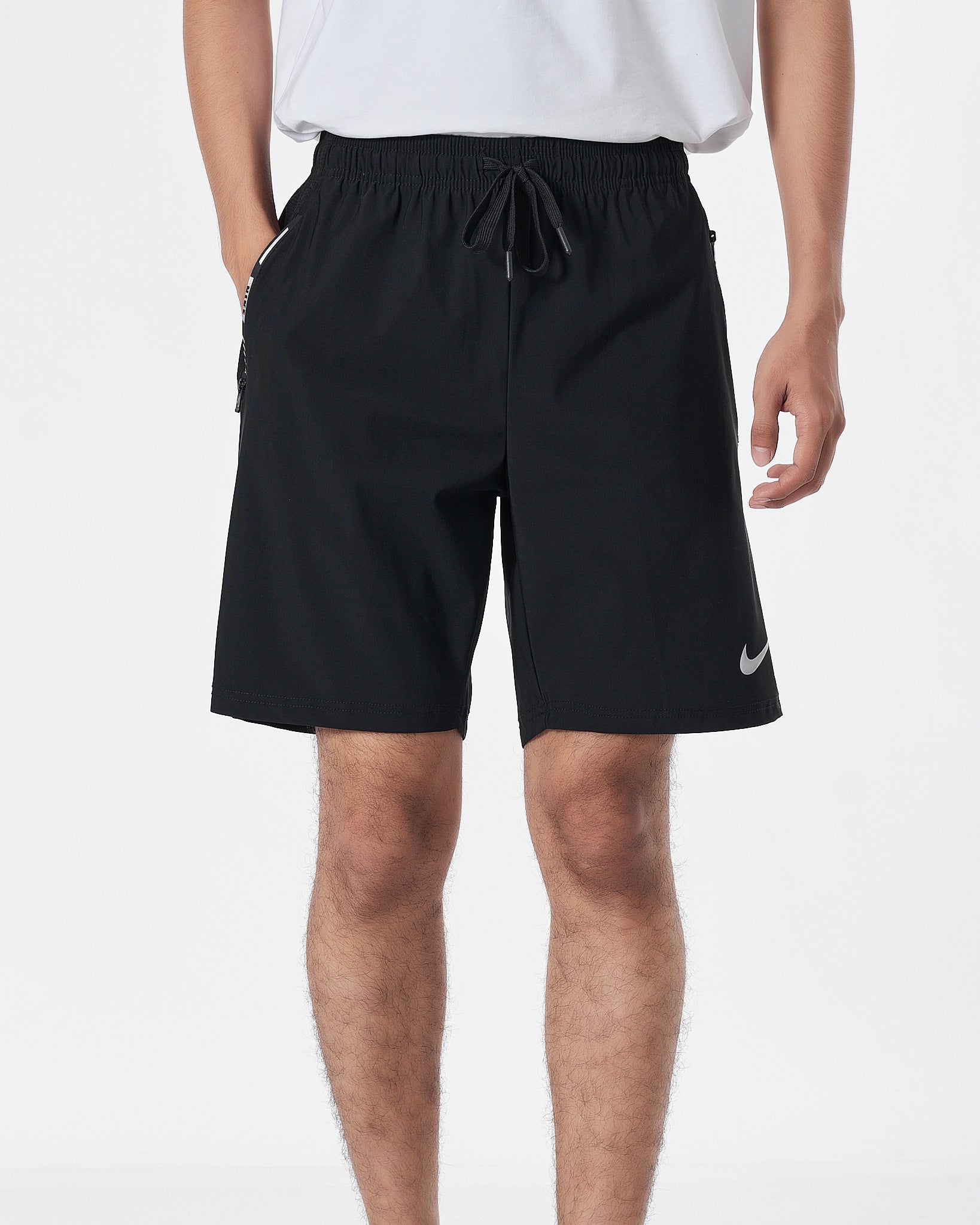 NIK Light Weight Men Black Track Shorts 12.90