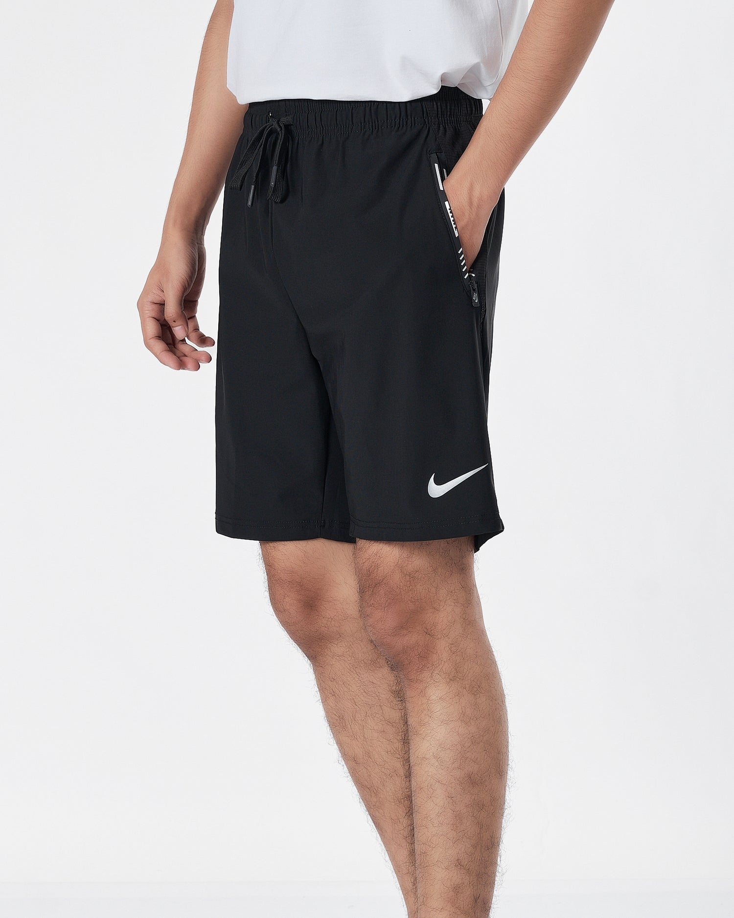 NIK Light Weight Men Black Track Shorts 12.90