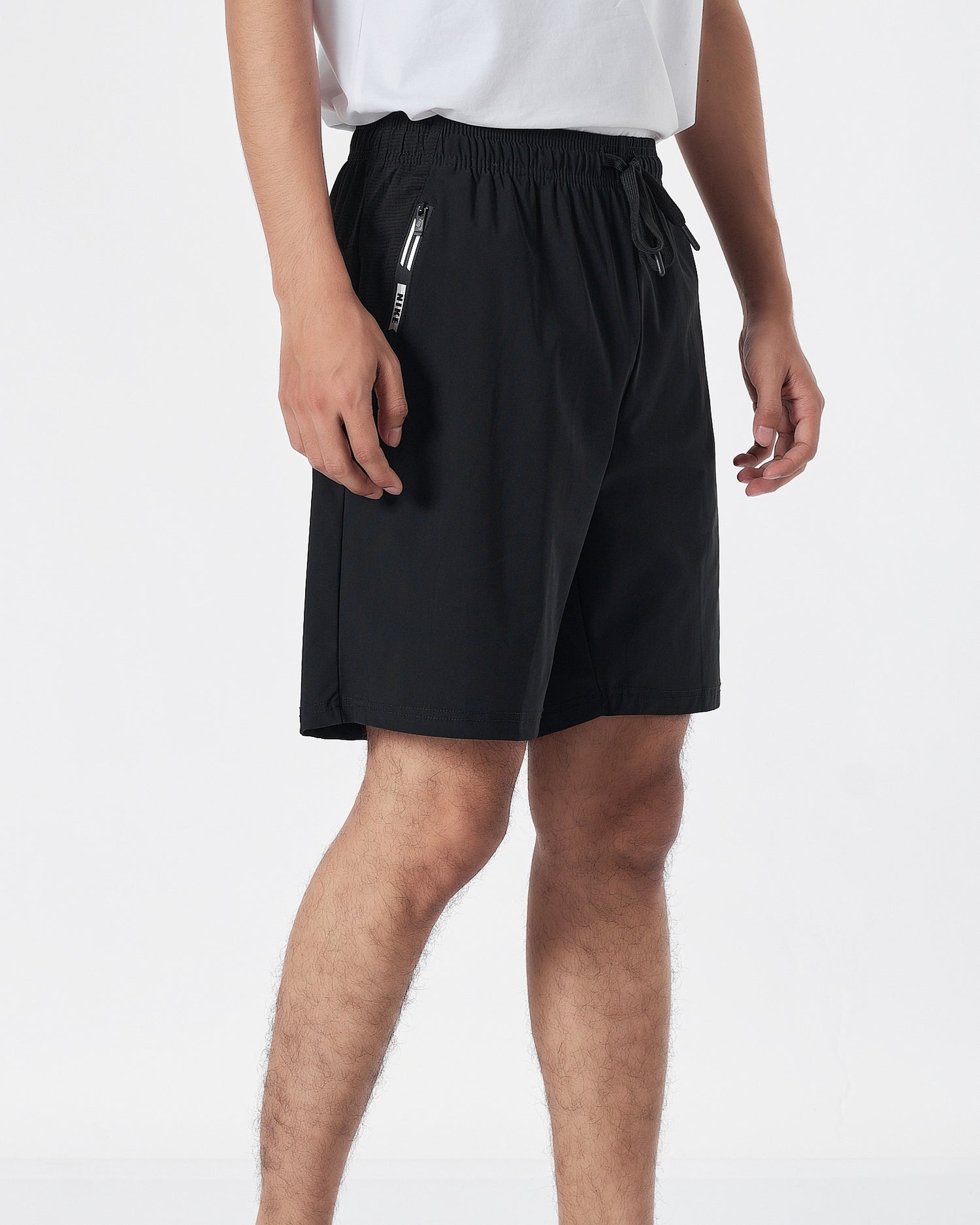 NIK Light Weight Men Black Track Shorts 12.90