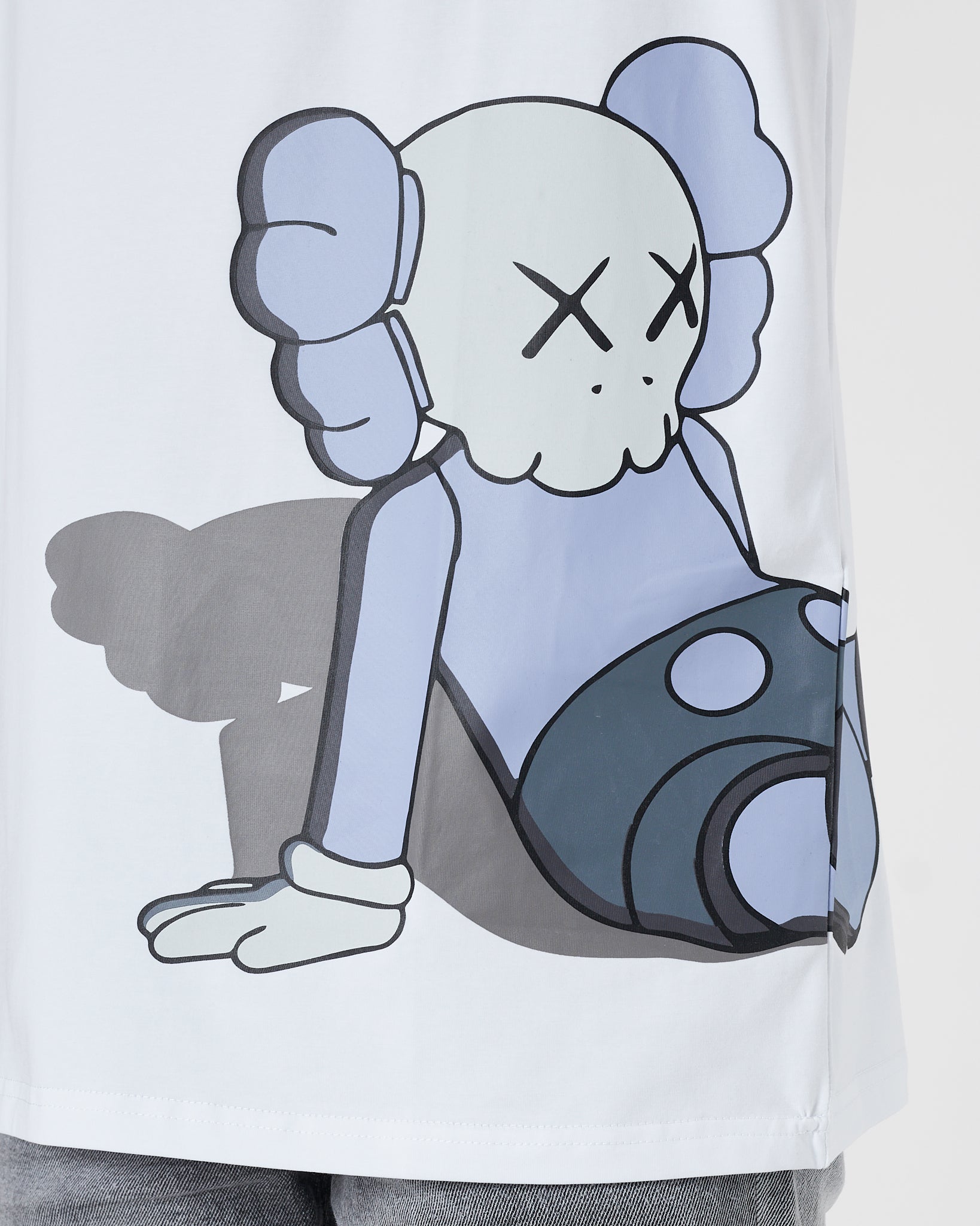 OW X Kaws Men White T-Shirt 15.90