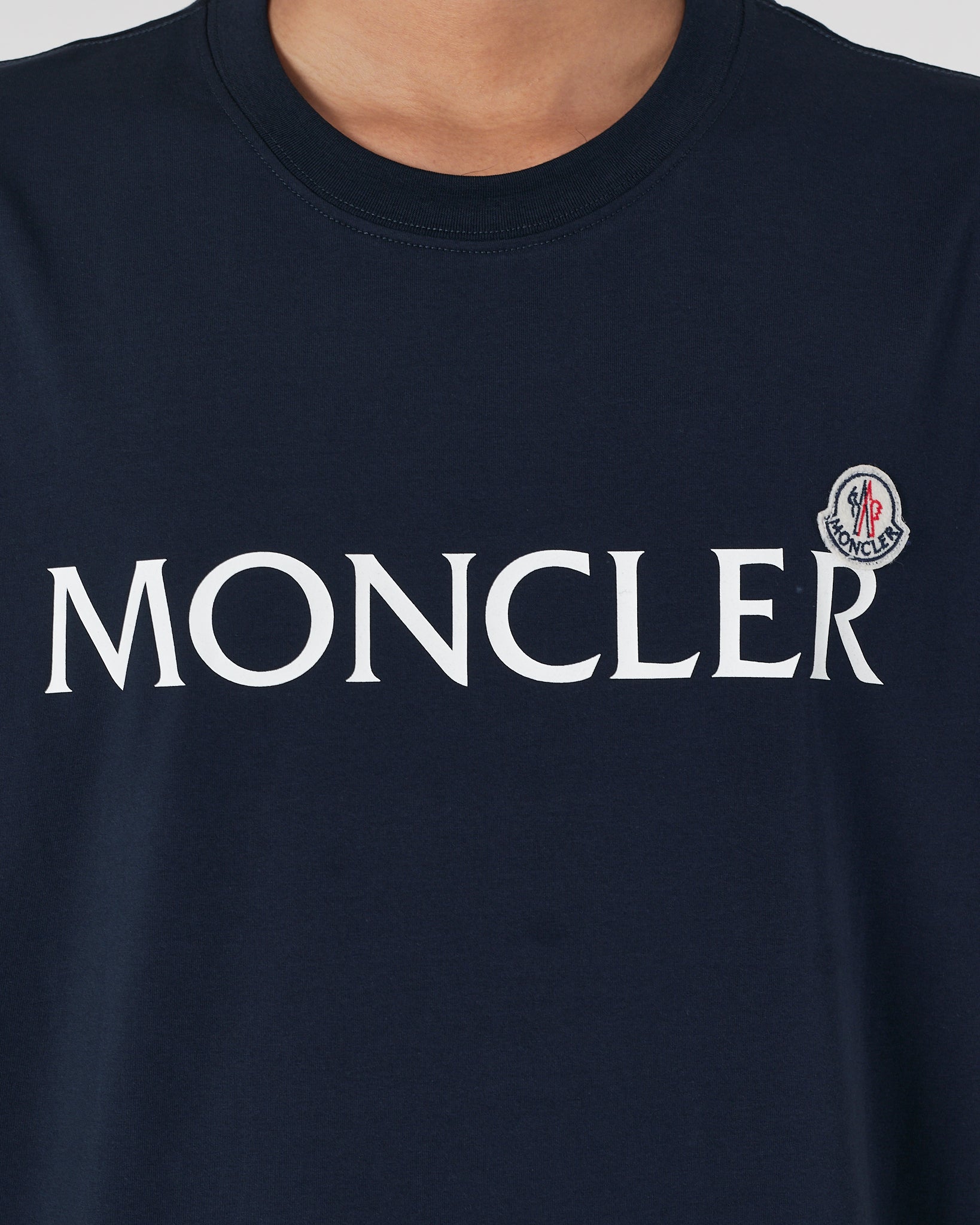 MON Logo Printed Men Blue T-Shirt 15.90