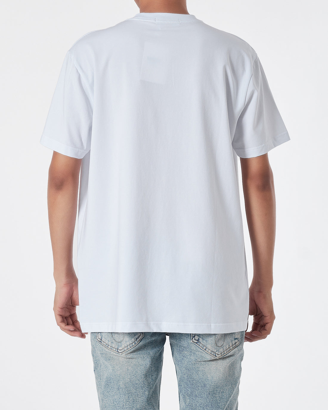 MON Logo Dripping Men White T-Shirt 16.90