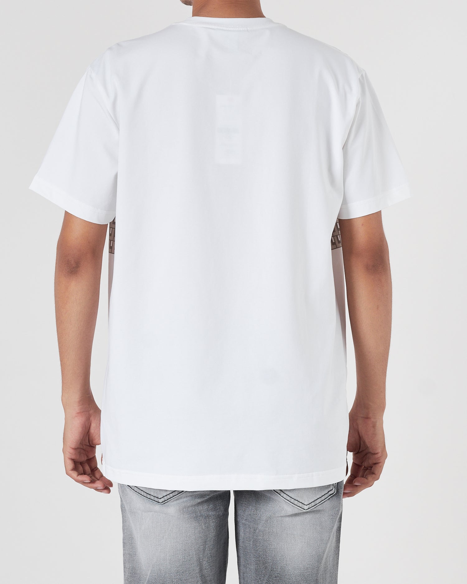 LAC Half Full Logo Printed Men White T-Shirt 16.90