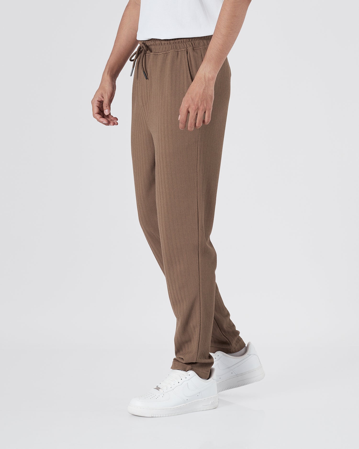 ZAR Elastic Waistband Men Brown  Track Pants 21.90