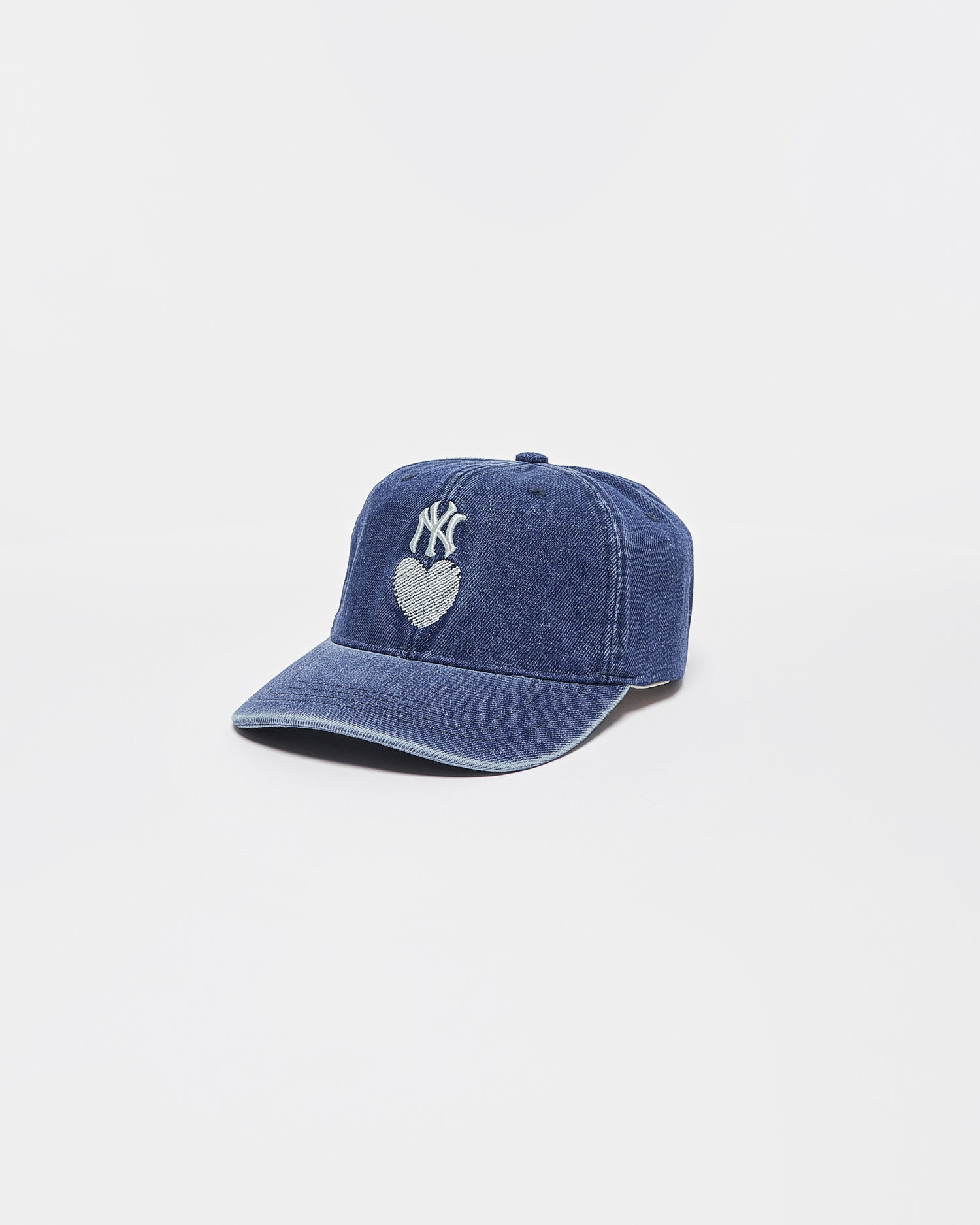 NY Logo Embroidered Blue Cap 10.90