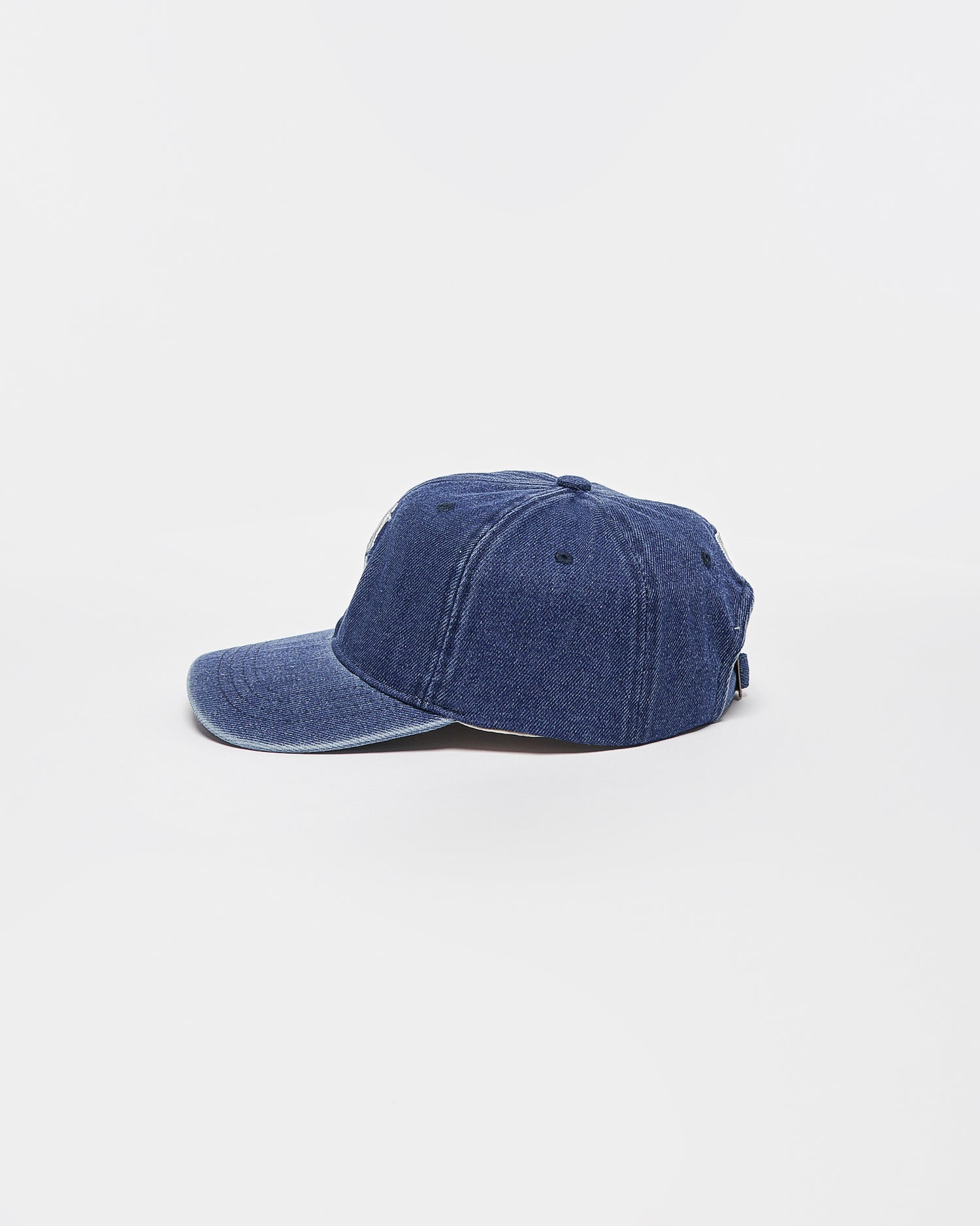 NY Logo Embroidered Blue Cap 10.90