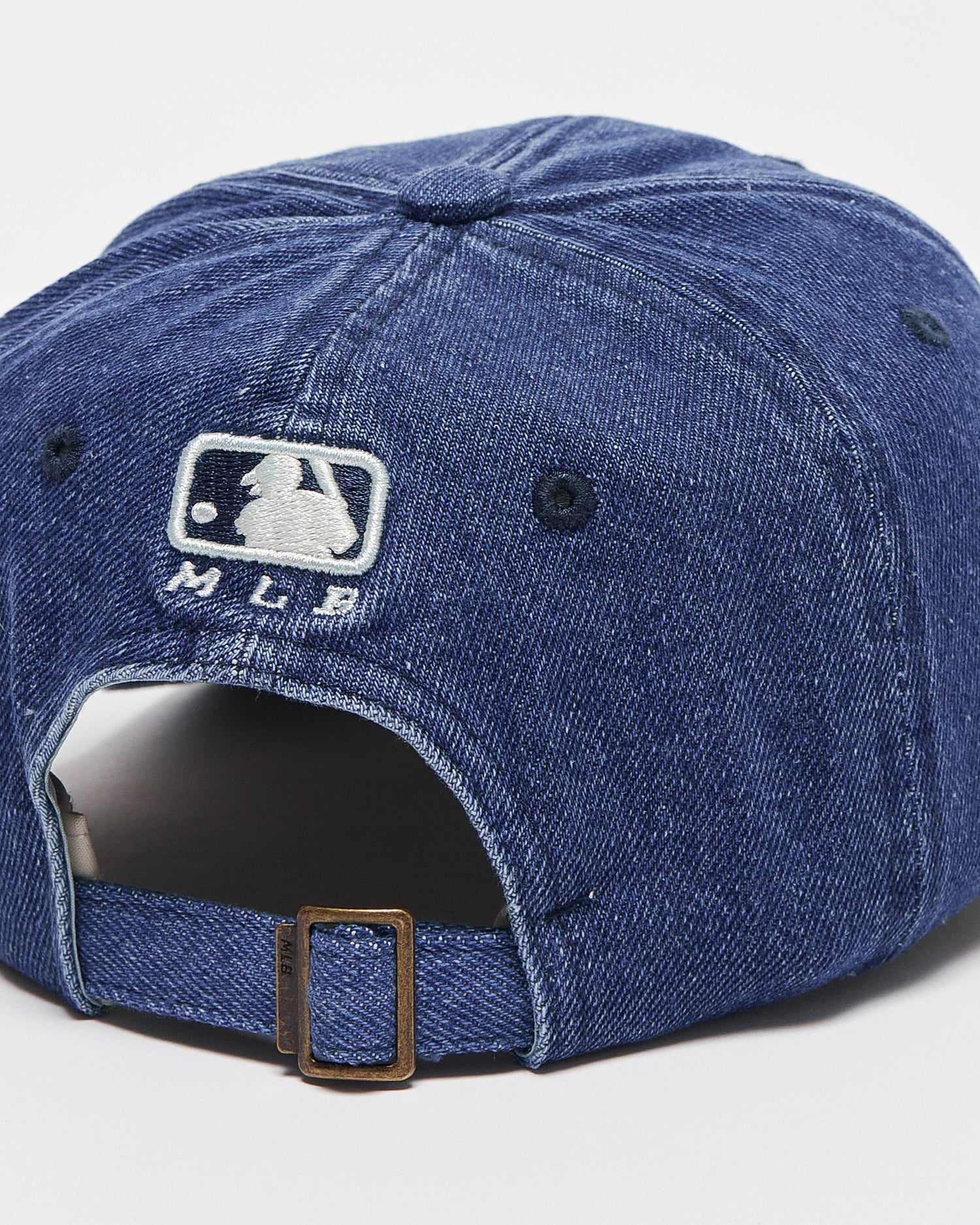 NY Logo Embroidered Blue Cap 10.90