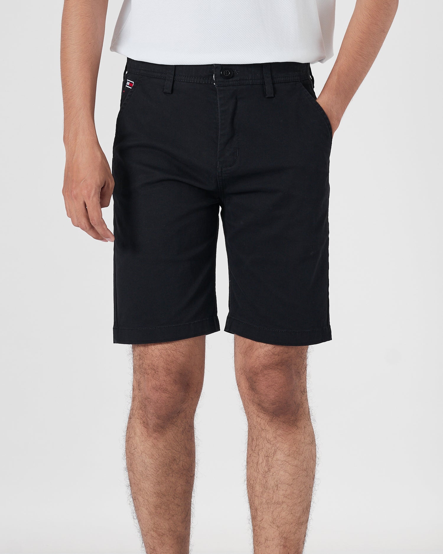 TH Plain Color Men Black Shorts 16.90