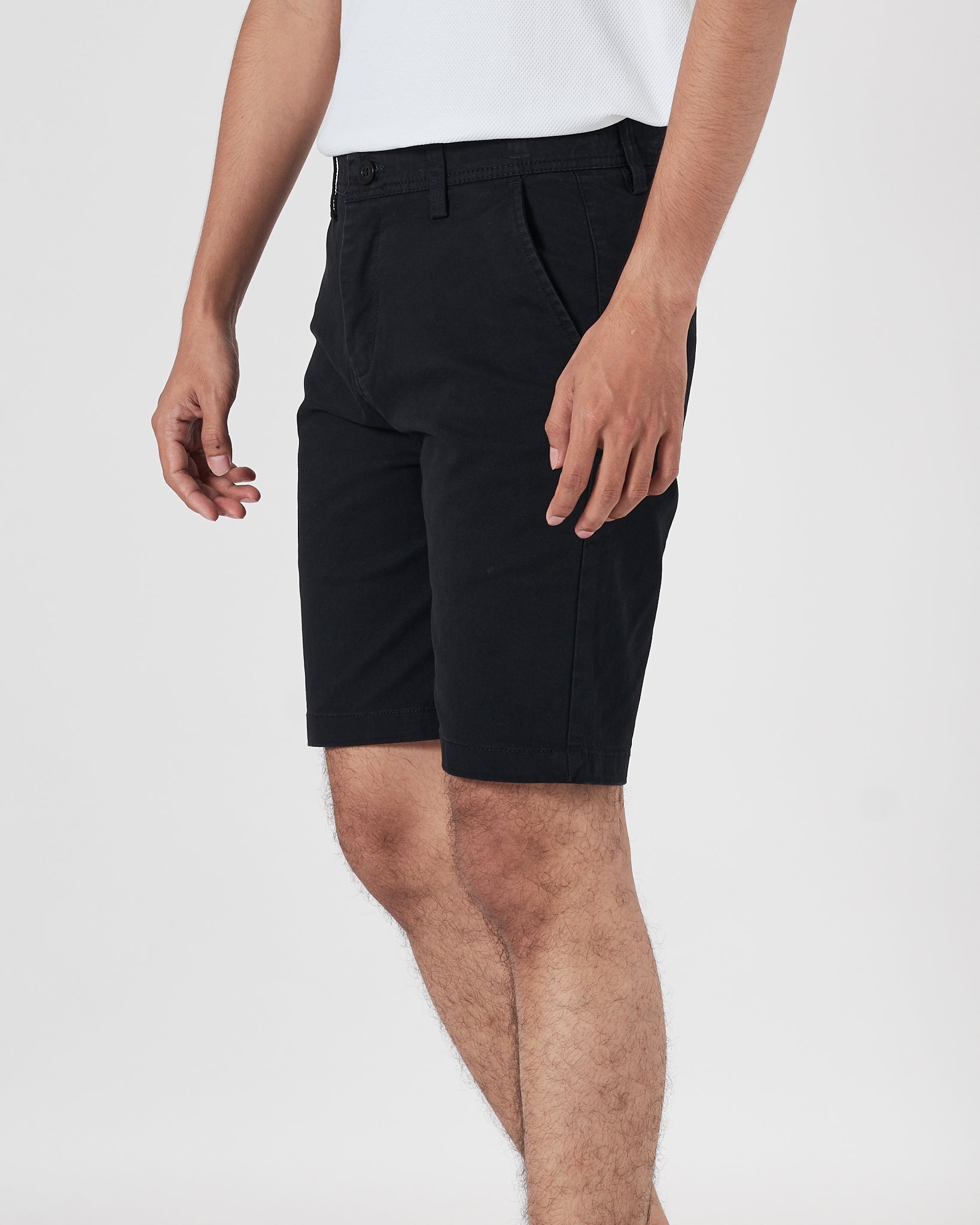 TH Plain Color Men Black Shorts 16.90