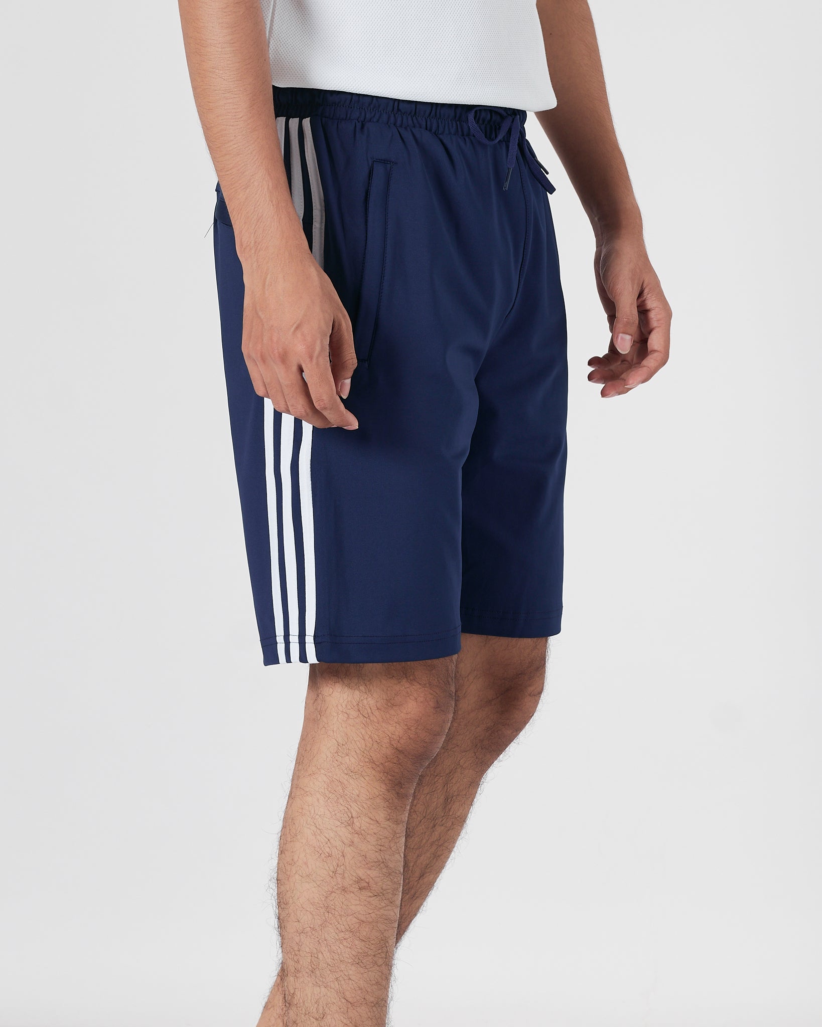 ADI 3 Striped Men Blue Track Shorts 14.50