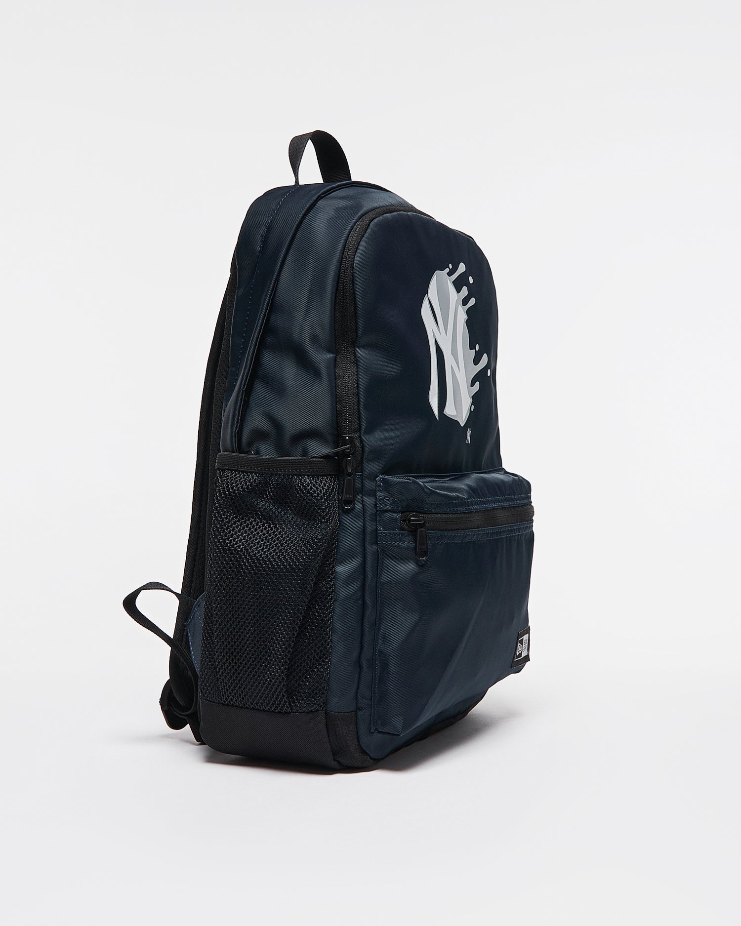 NY Splash Ink Logo Printed  Blue Backpack 17.90