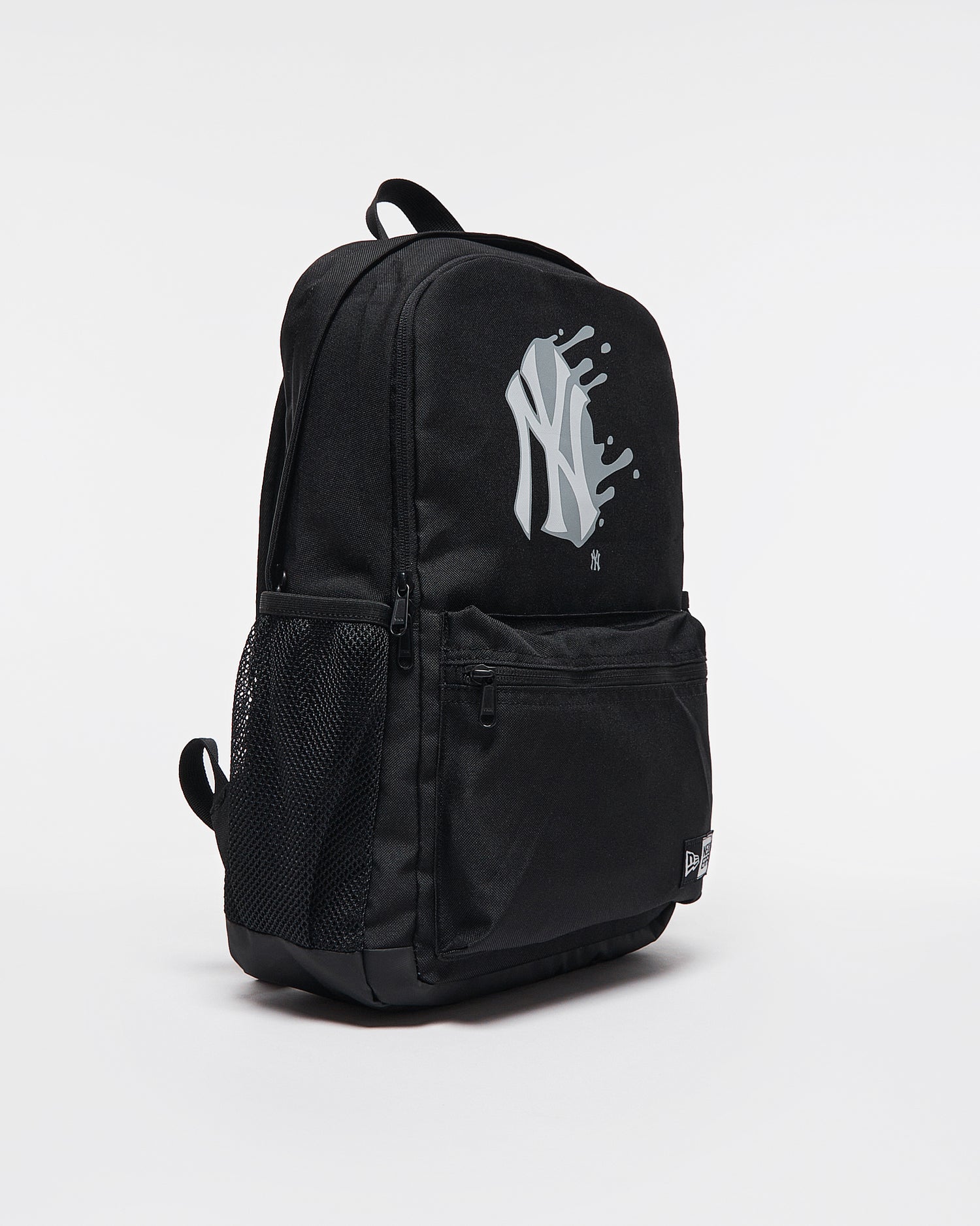 NY Splash Ink Logo Printed  Black Backpack 17.90