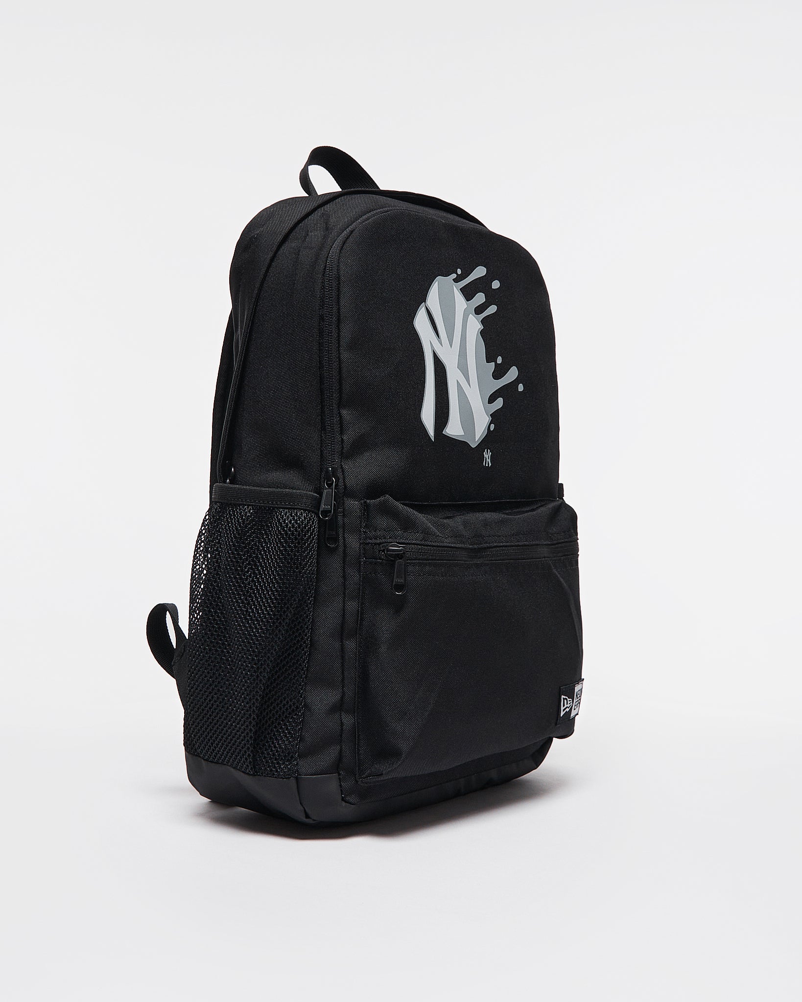 NY Splash Ink Logo Printed  Black Backpack 17.90