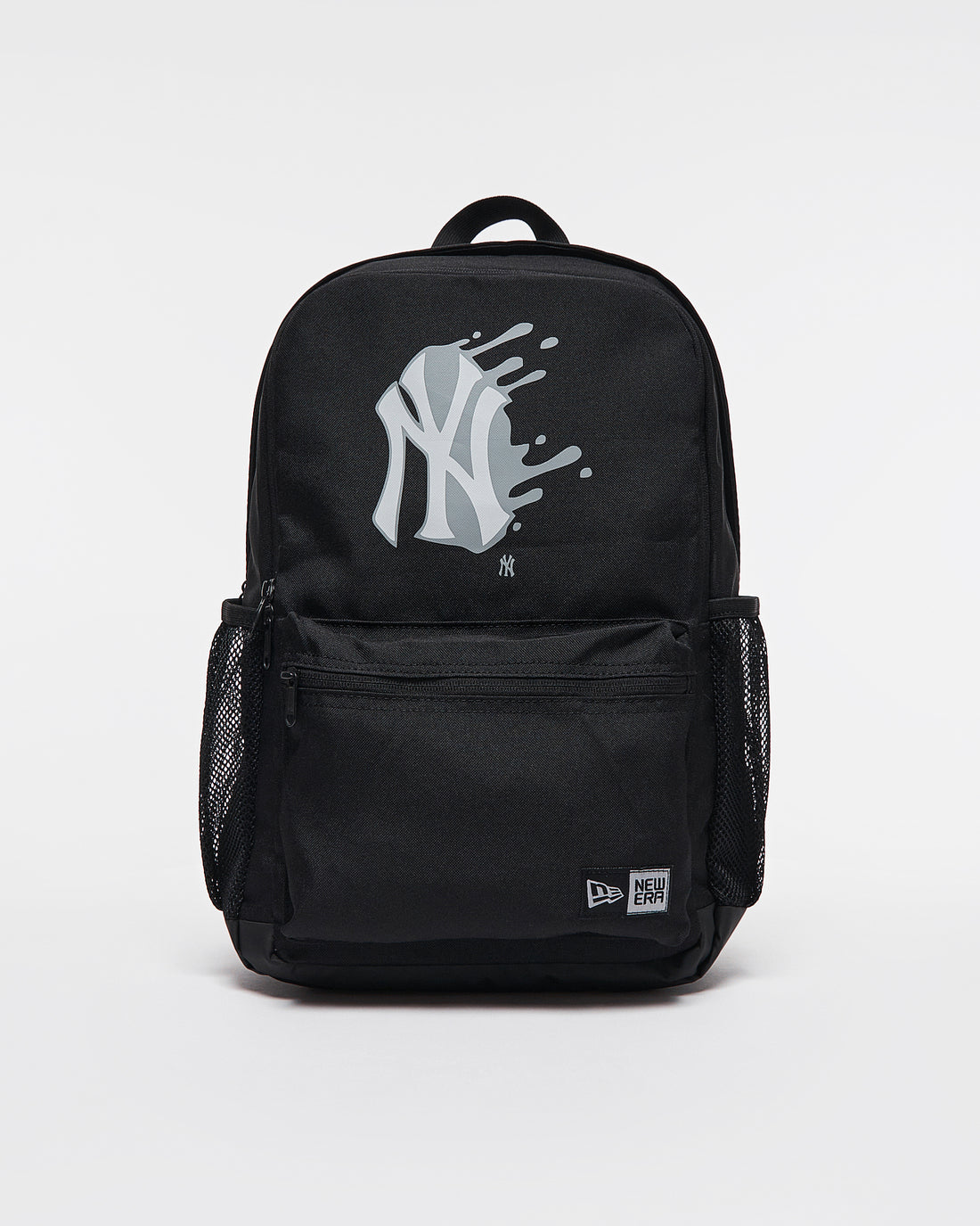 NY Splash Ink Logo Printed  Black Backpack 17.90