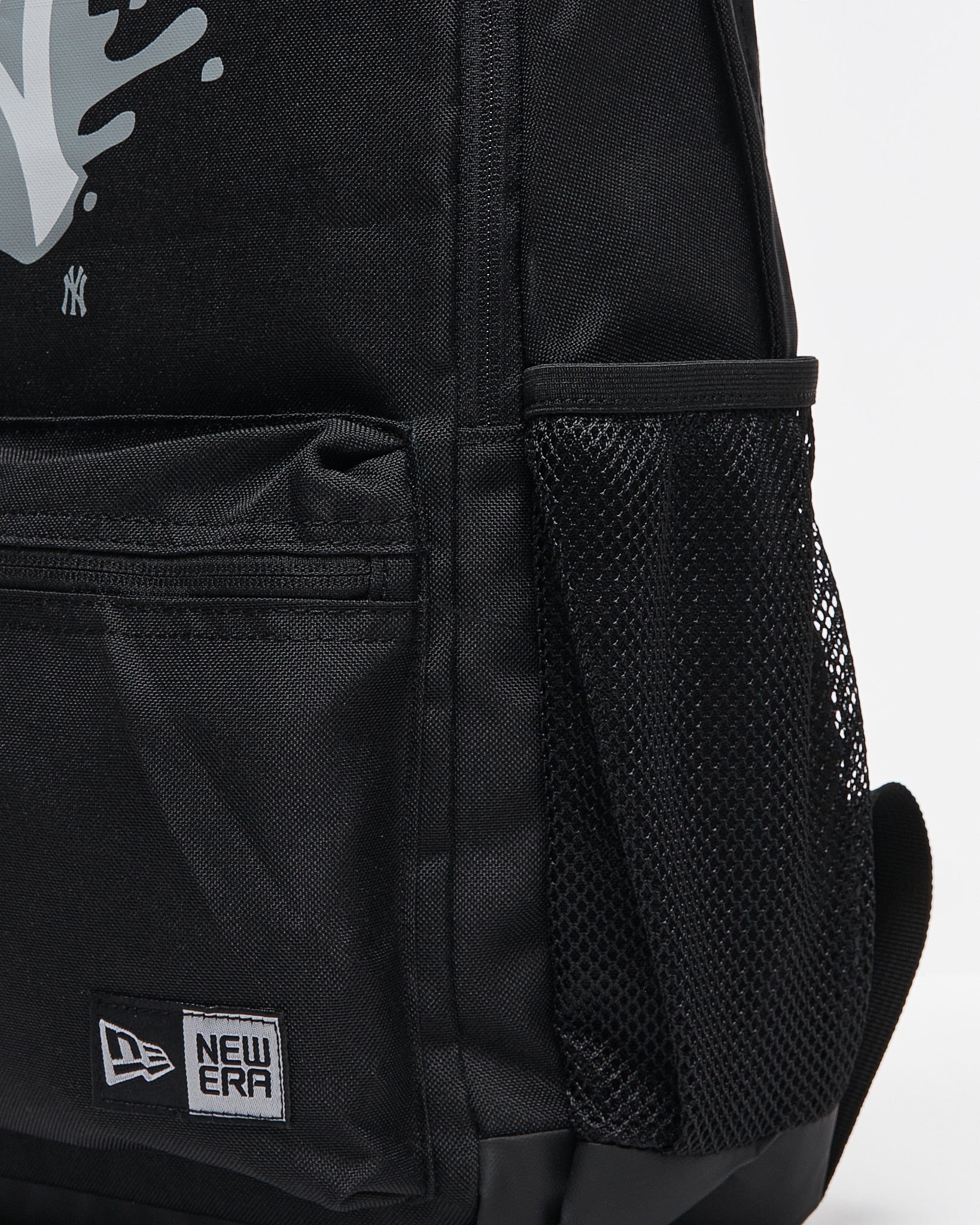 NY Splash Ink Logo Printed  Black Backpack 17.90