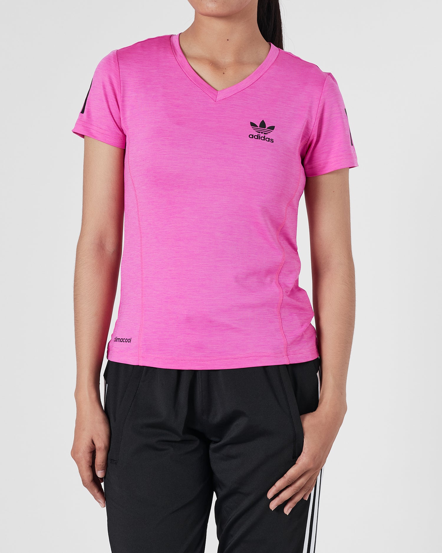 ADI V Neck Lady Pink T-Shirt 12.90