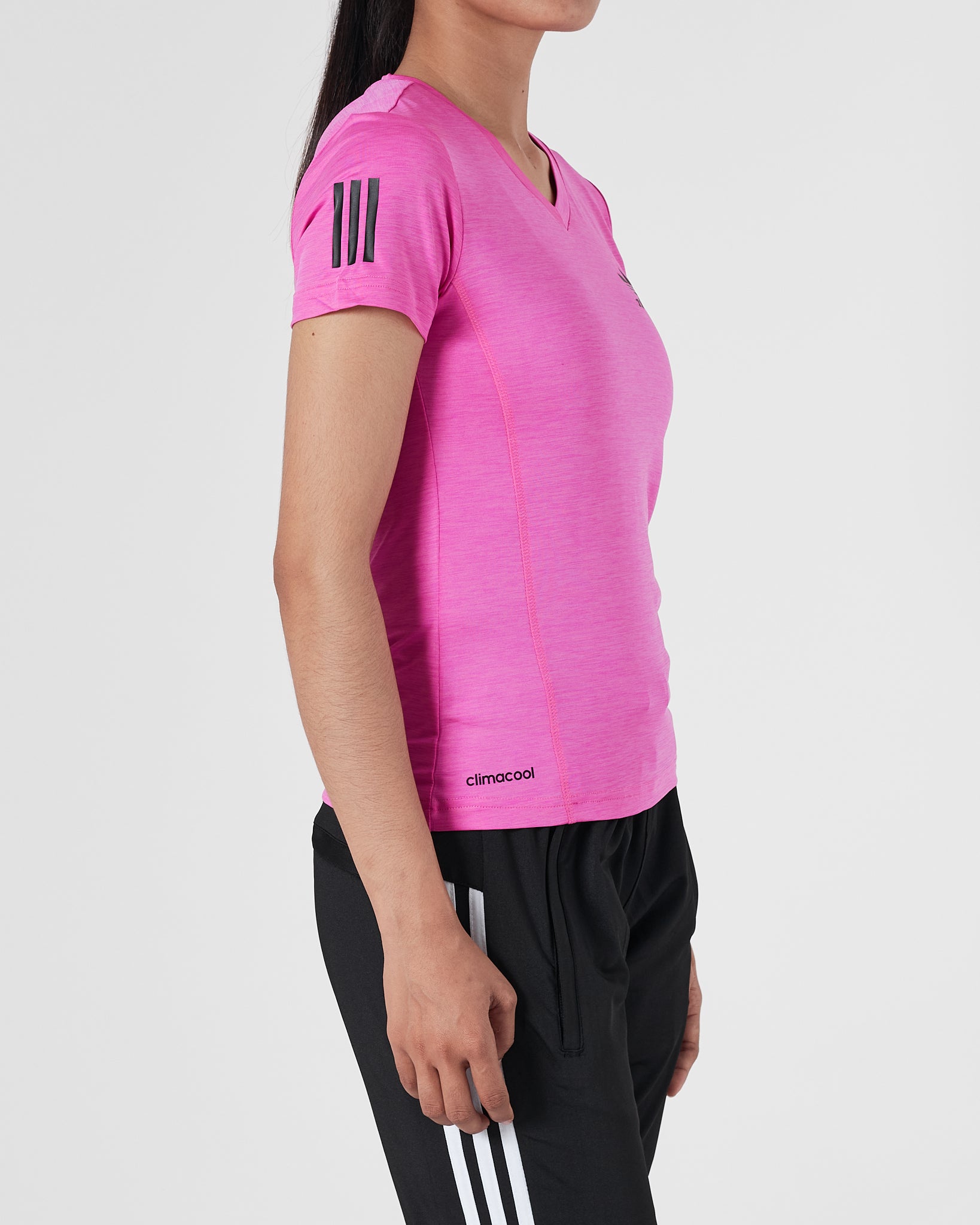 ADI V Neck Lady Pink T-Shirt 12.90