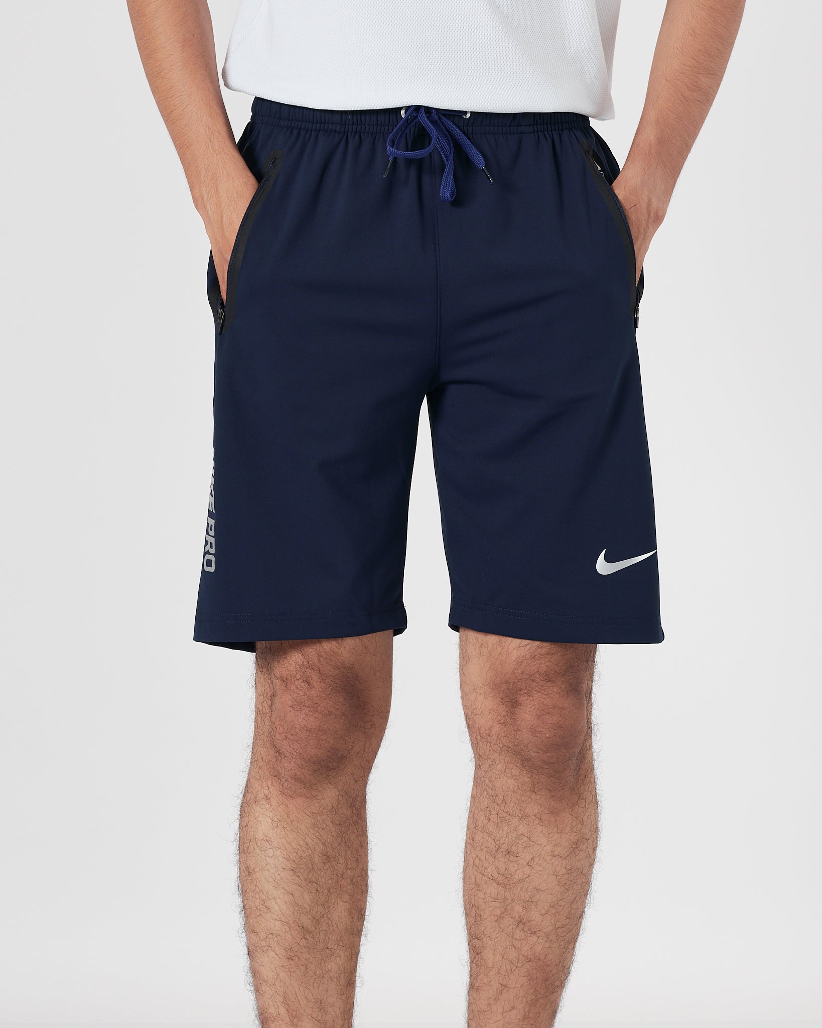 NIK Logo Printed Men Blue Track Shorts 13.90