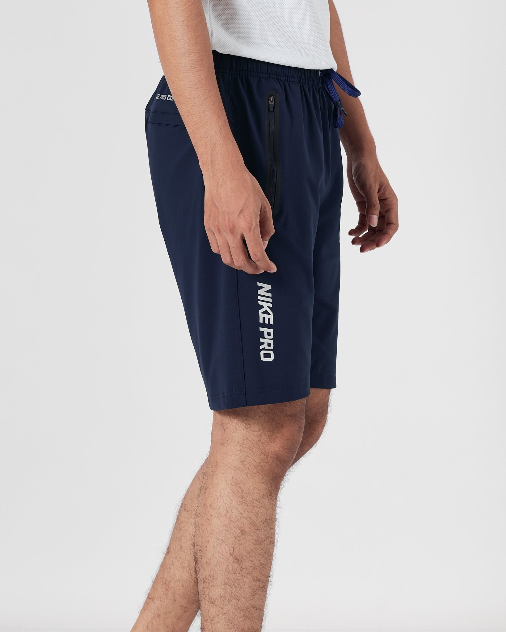 NIK Logo Printed Men Blue Track Shorts 13.90