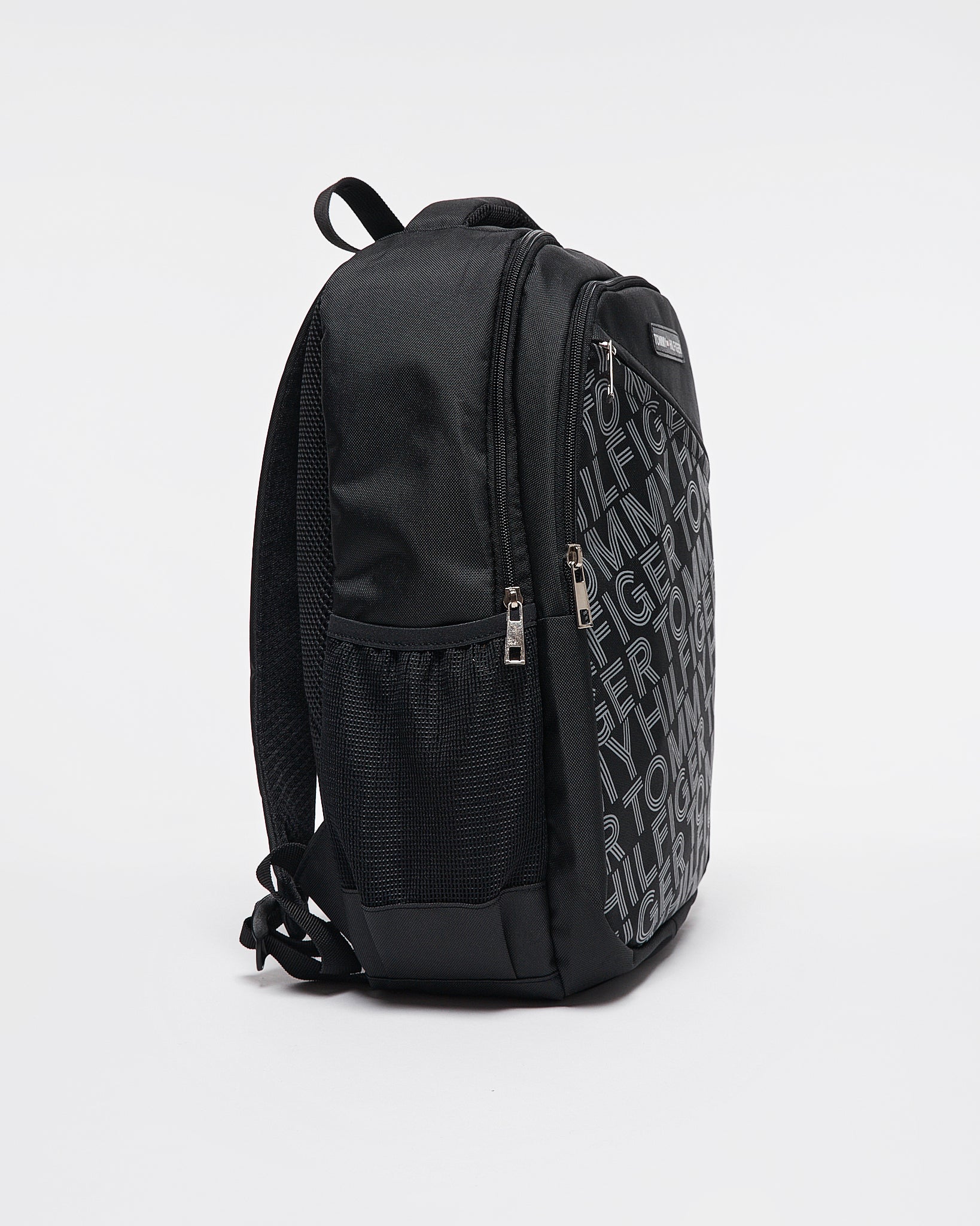 TH Logo Over Printed Black Backpack 20.90