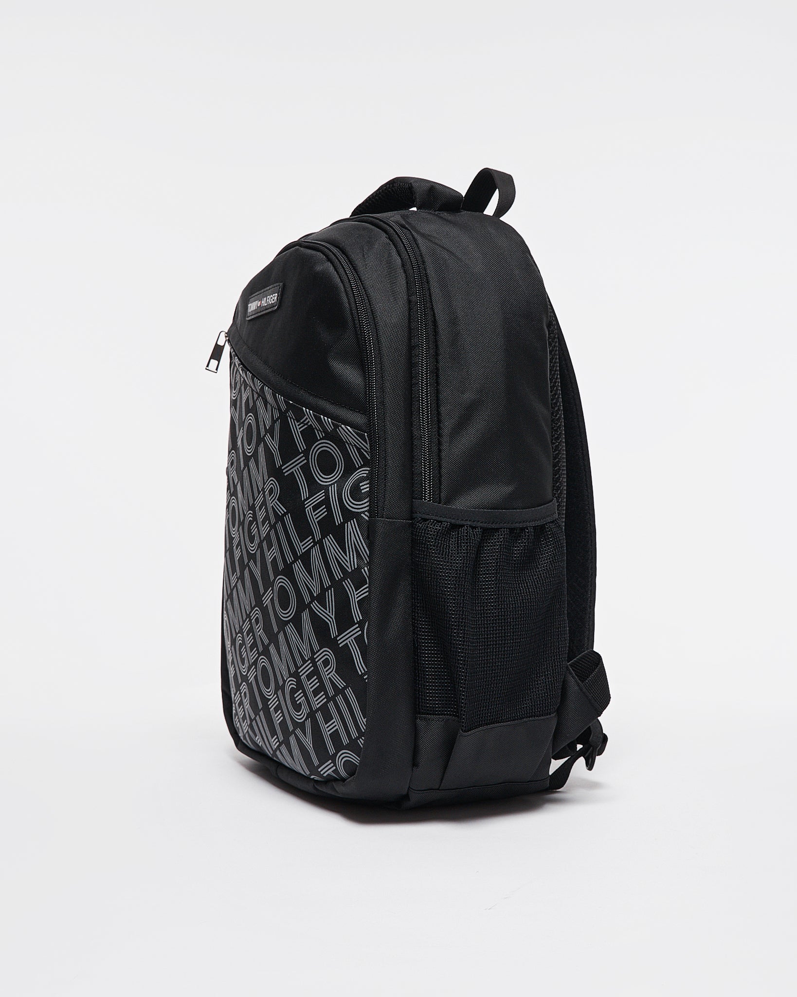 TH Logo Over Printed Black Backpack 20.90