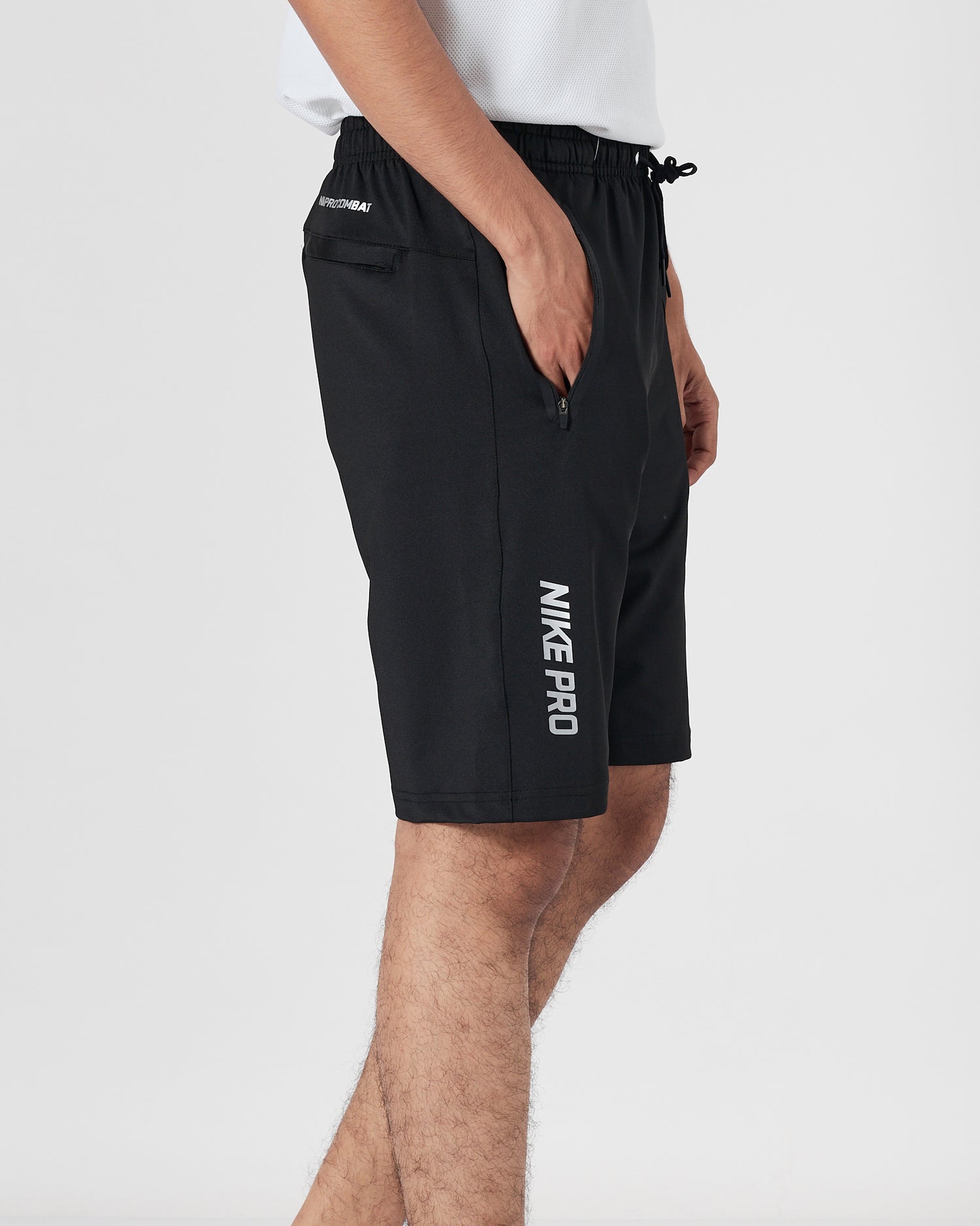 NIK Logo Printed Men Black Track Shorts 13.90