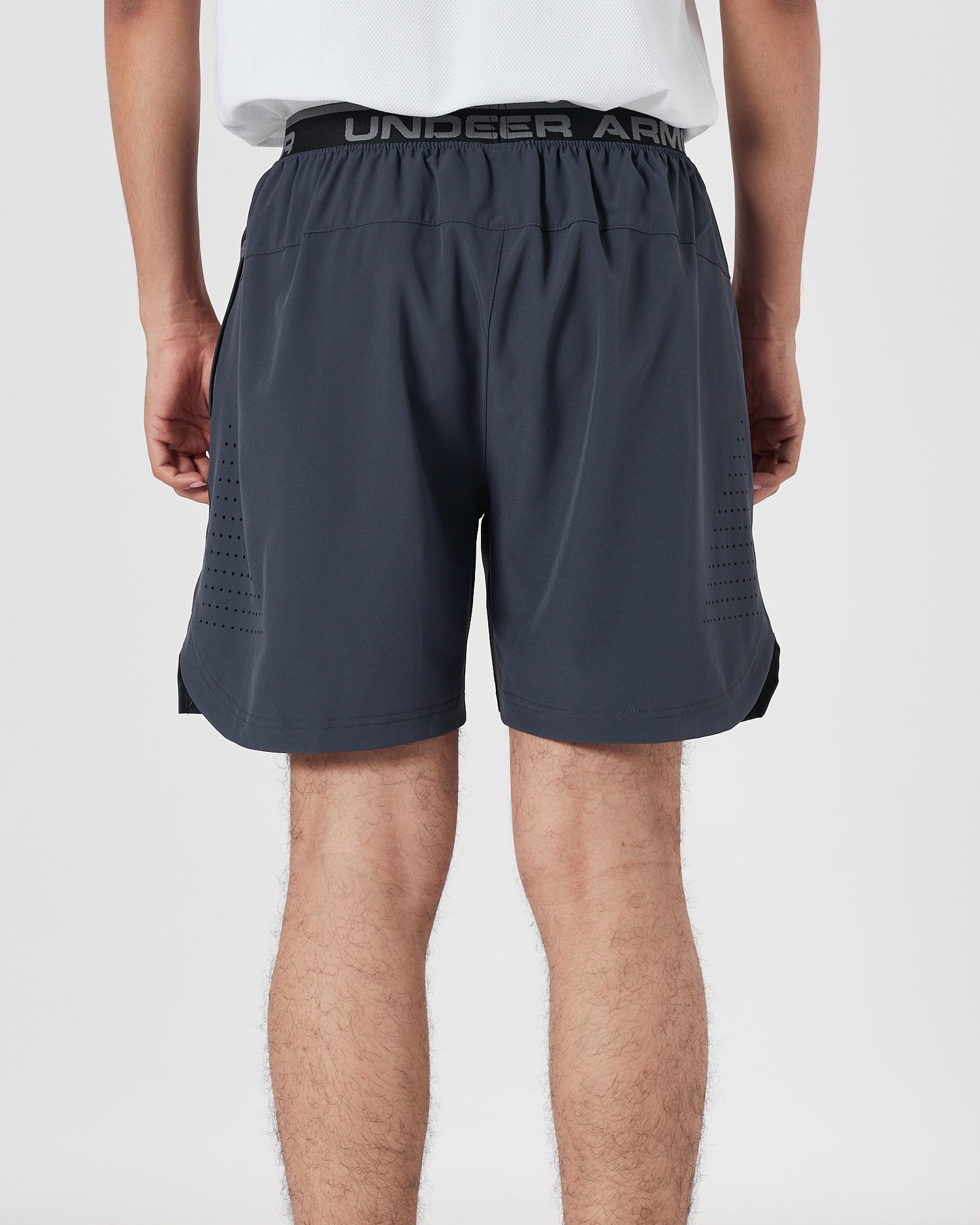 UA Logo Vertical Men Dark Grey Track Shorts 13.90