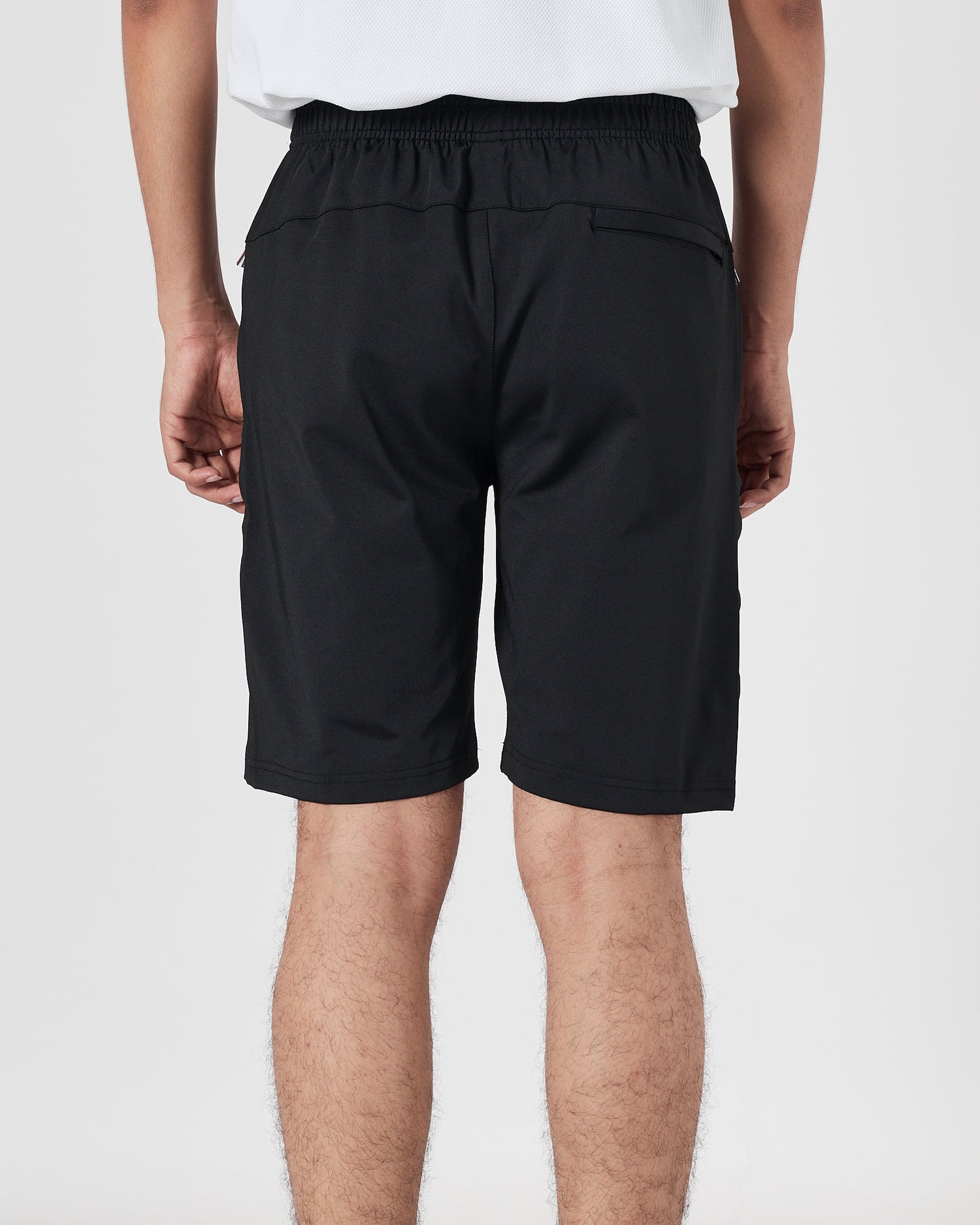 PUM Logo Embroidered Men Black Track Shorts 12.90