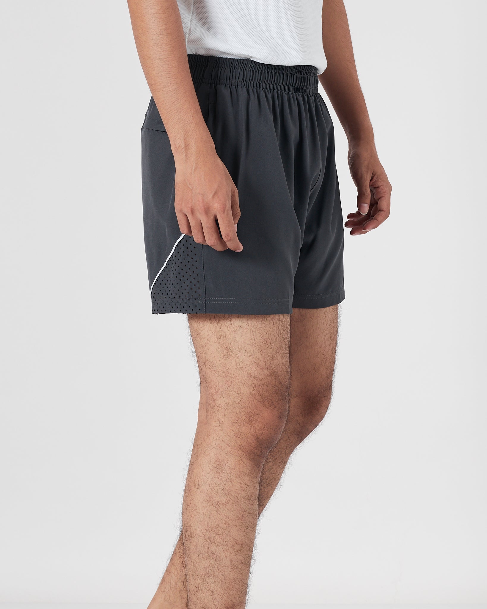 NIK Double Swooh Men Grey Track Shorts 13.90