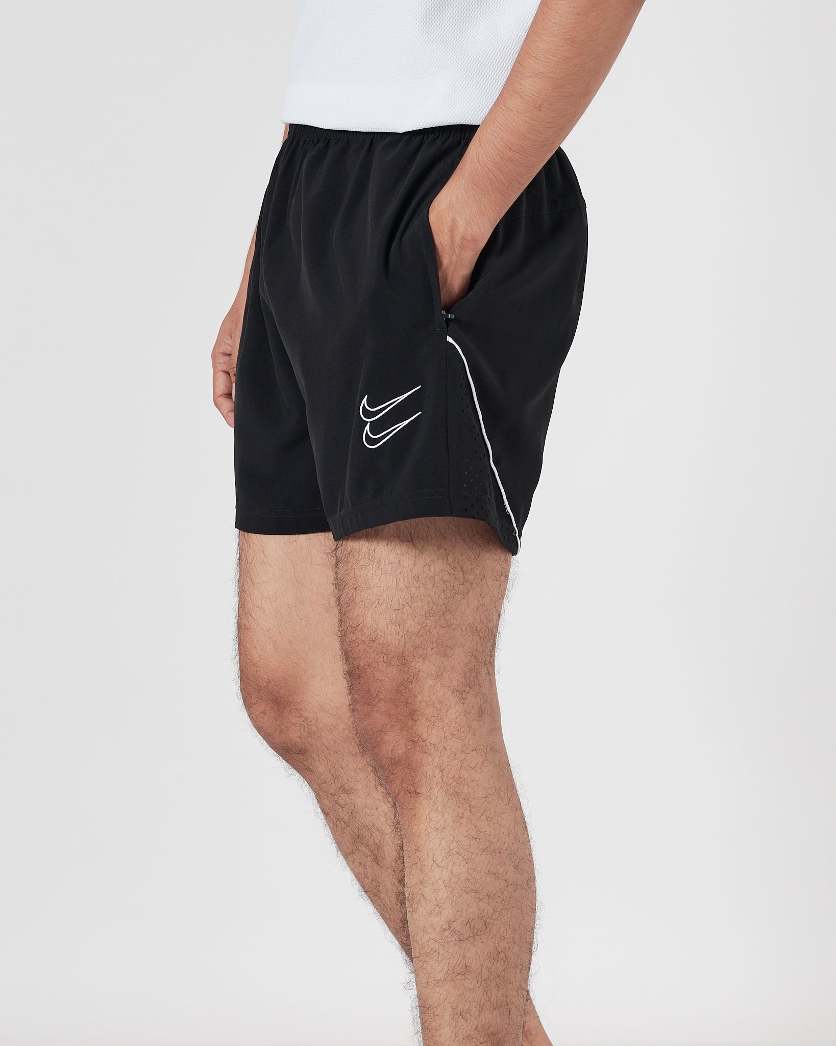 NIK Double Swooh Men Black Track Shorts 13.90