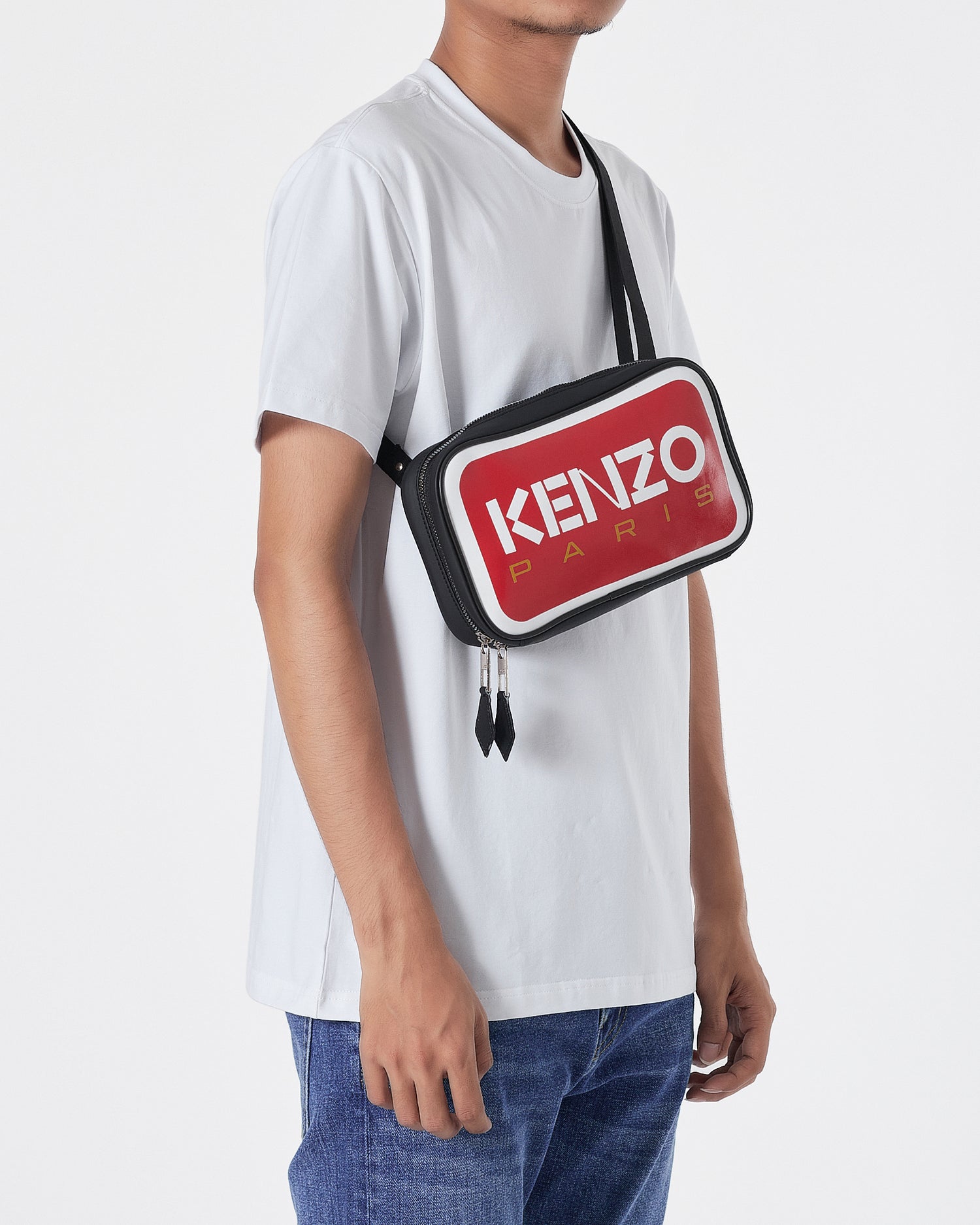 KEN Logo Printed Red Sling Bag 14.90