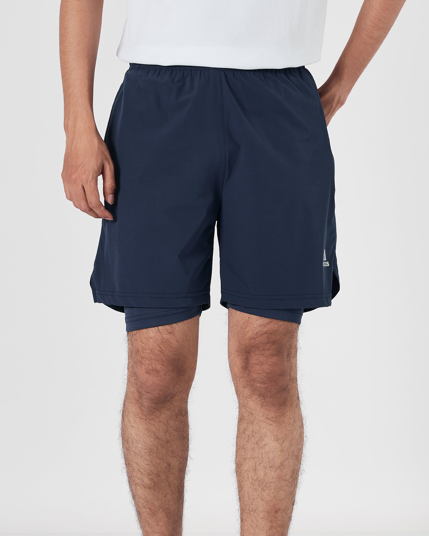 ADI 2in1 Men Blue Track Shorts 14.50