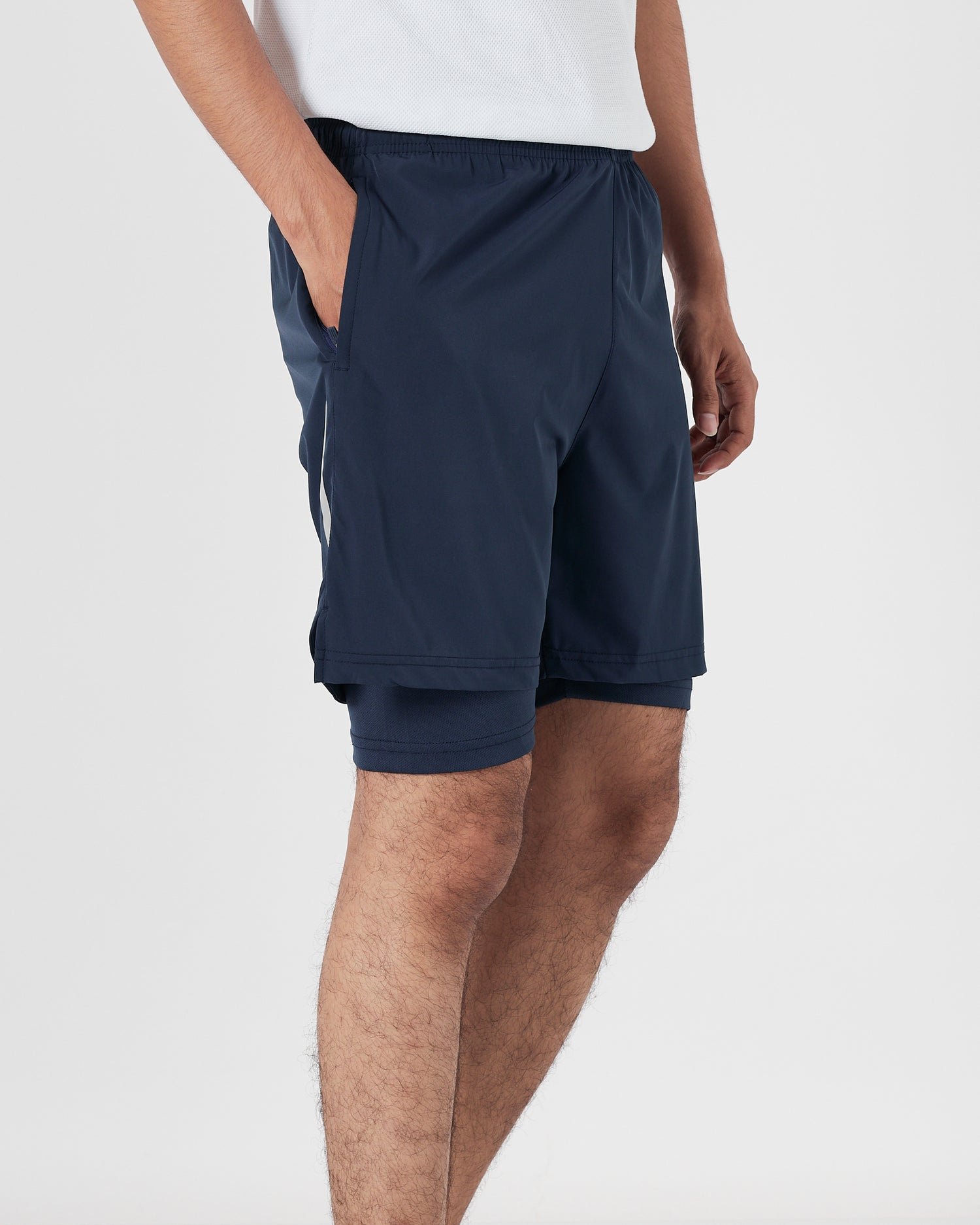 ADI 2in1 Men Blue Track Shorts 14.50