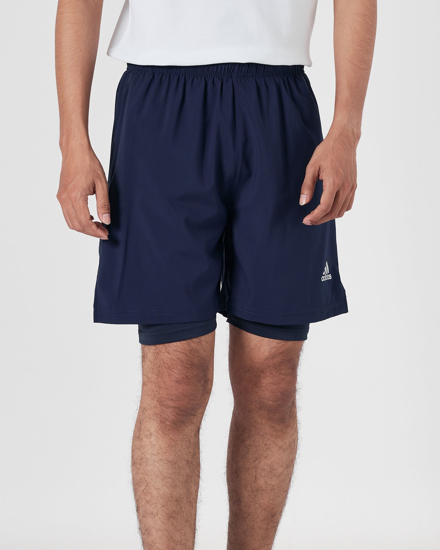 ADI Training Men Blue Track Shorts 12.90