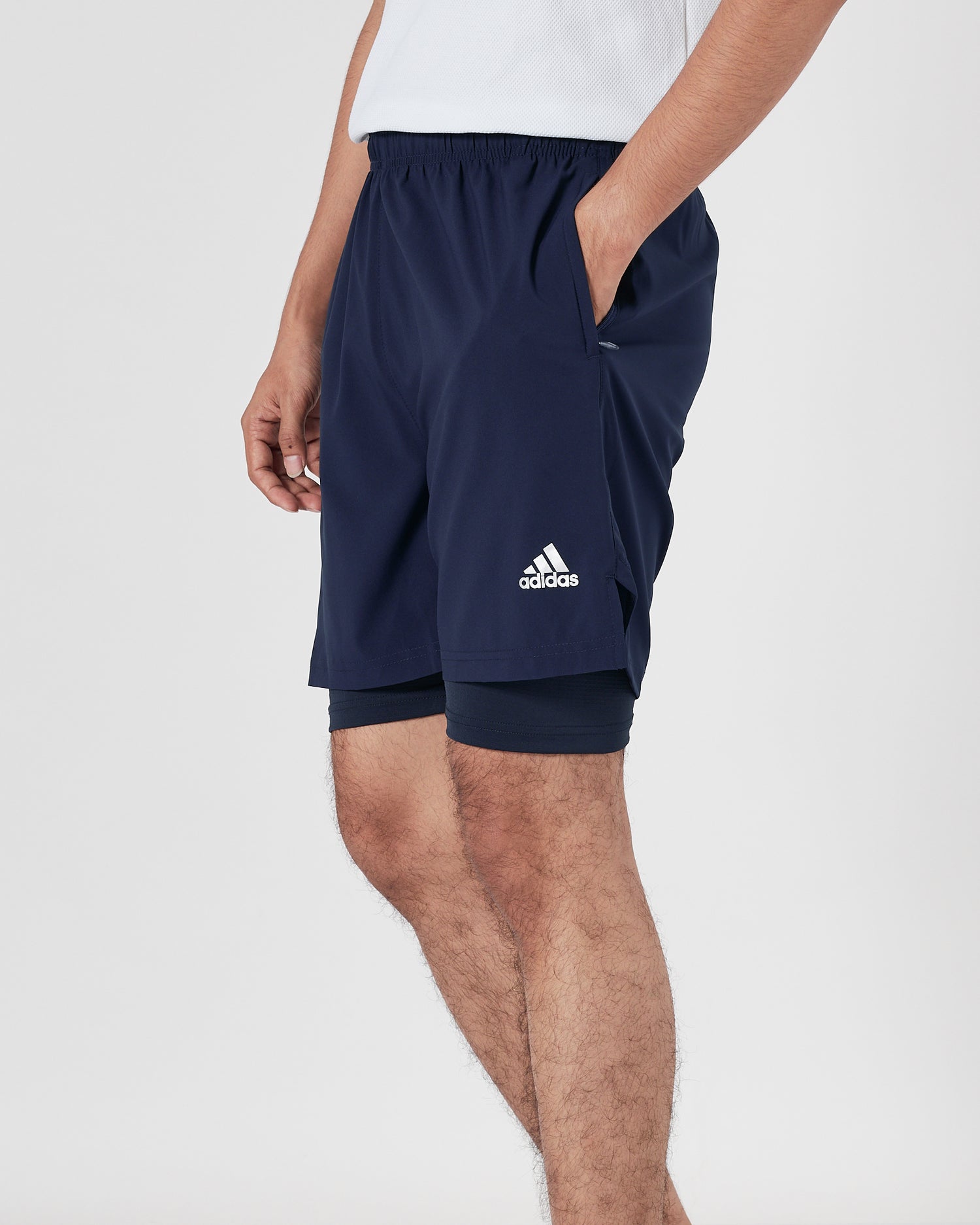 ADI Training Men Blue Track Shorts 12.90