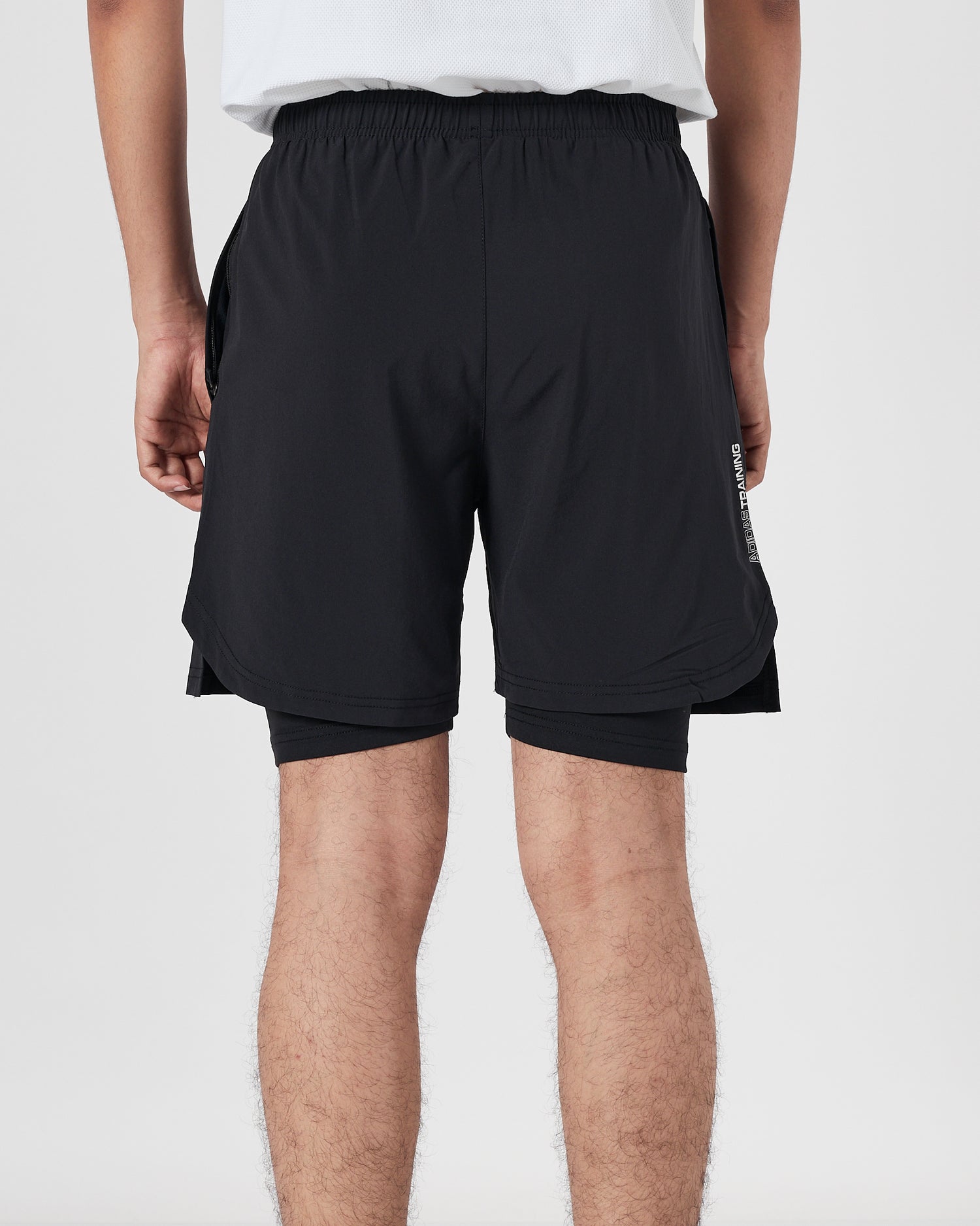 ADI 2in1 Men Black Track Shorts 14.50