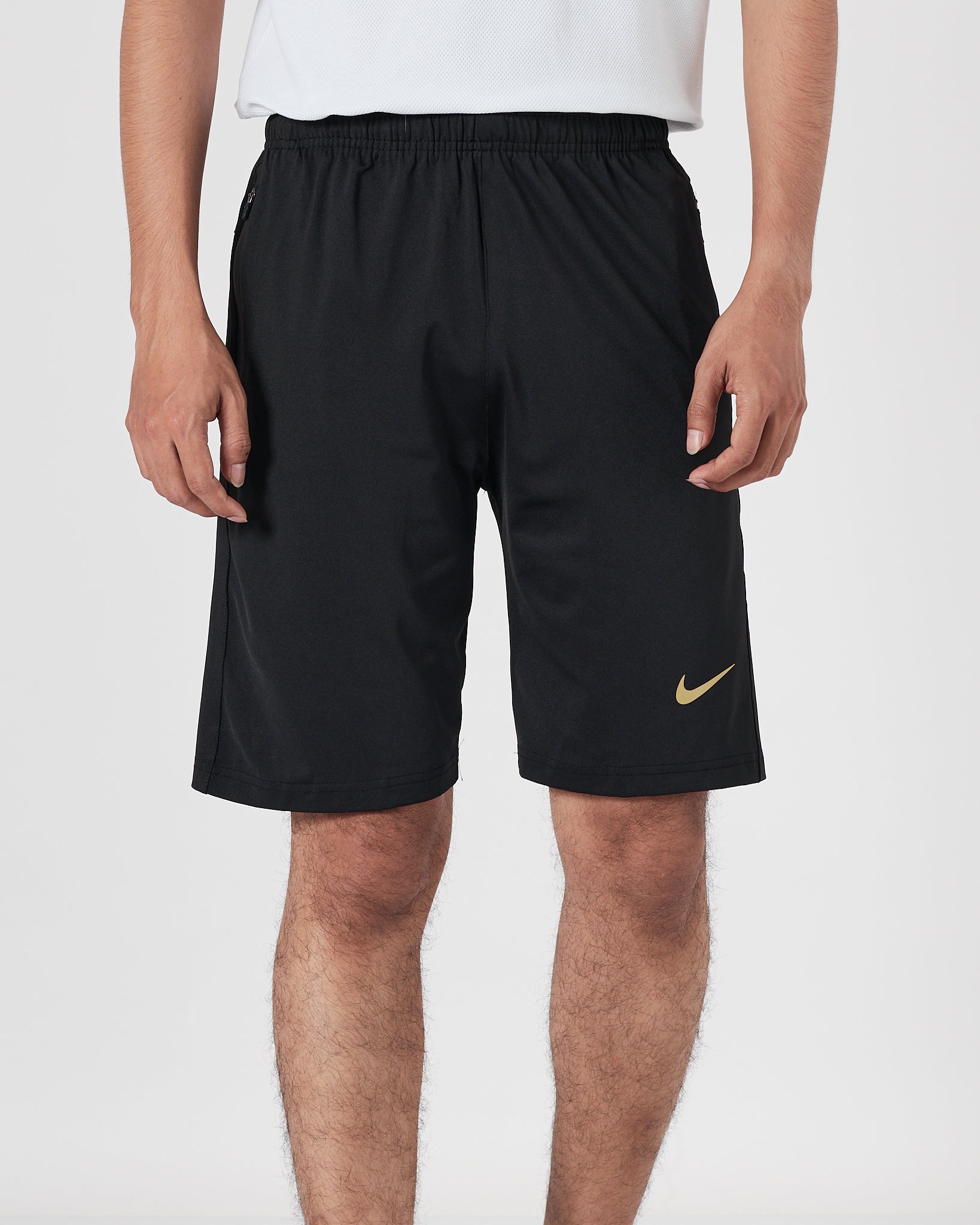 NIK AIR Men Gold Black Track Shorts 13.90