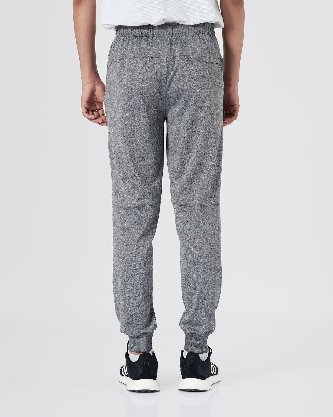 LAC Logo Embroidered Men Grey Track Pants 17.90