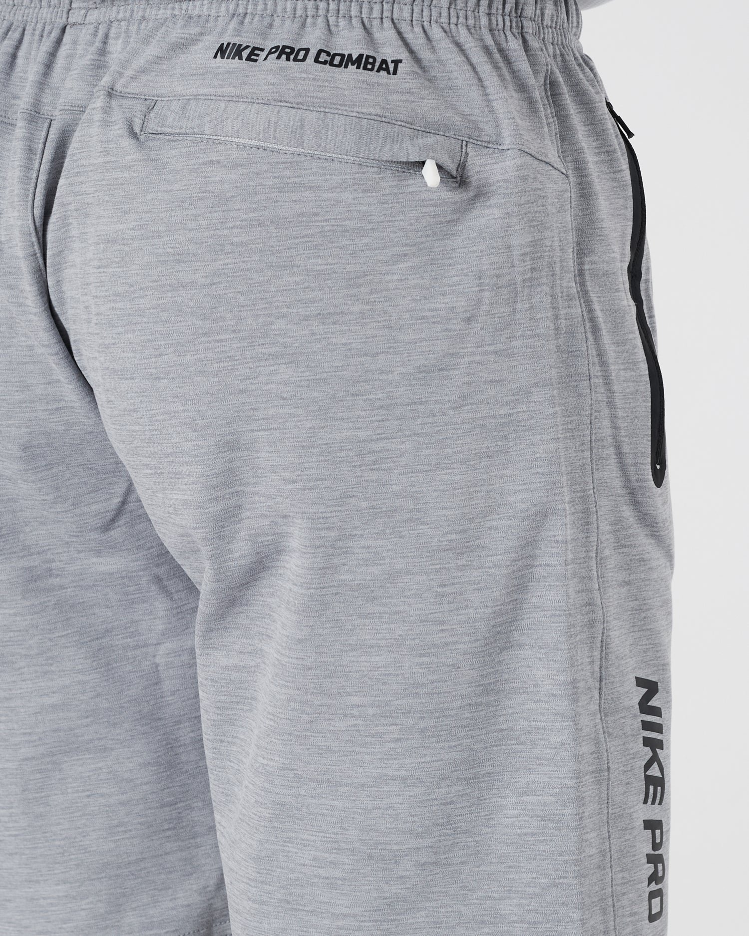 NIK Logo Embroidered Men Grey Track Shorts 13.90