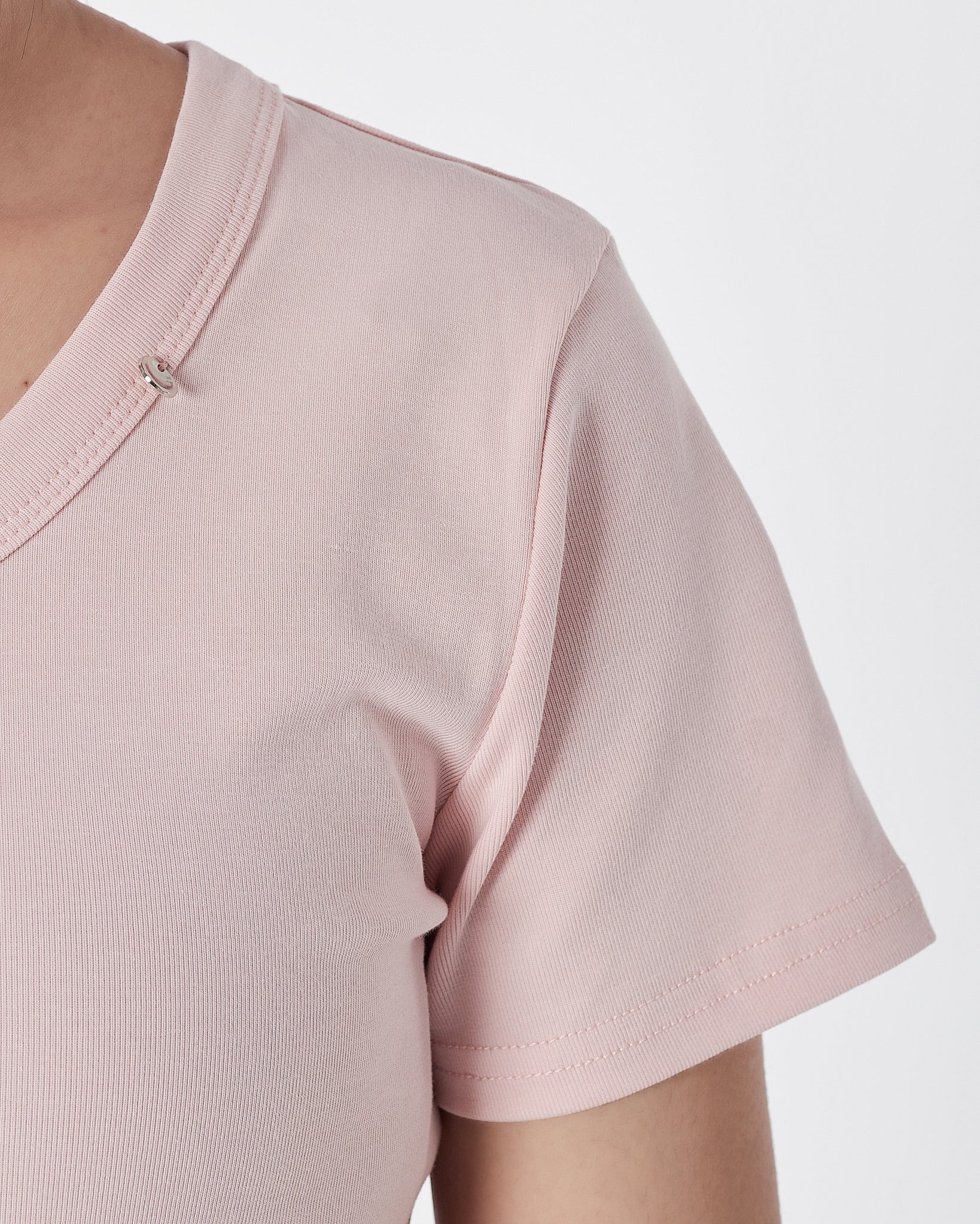 Light Pink Lady T-Shirt Crop Top 10.90