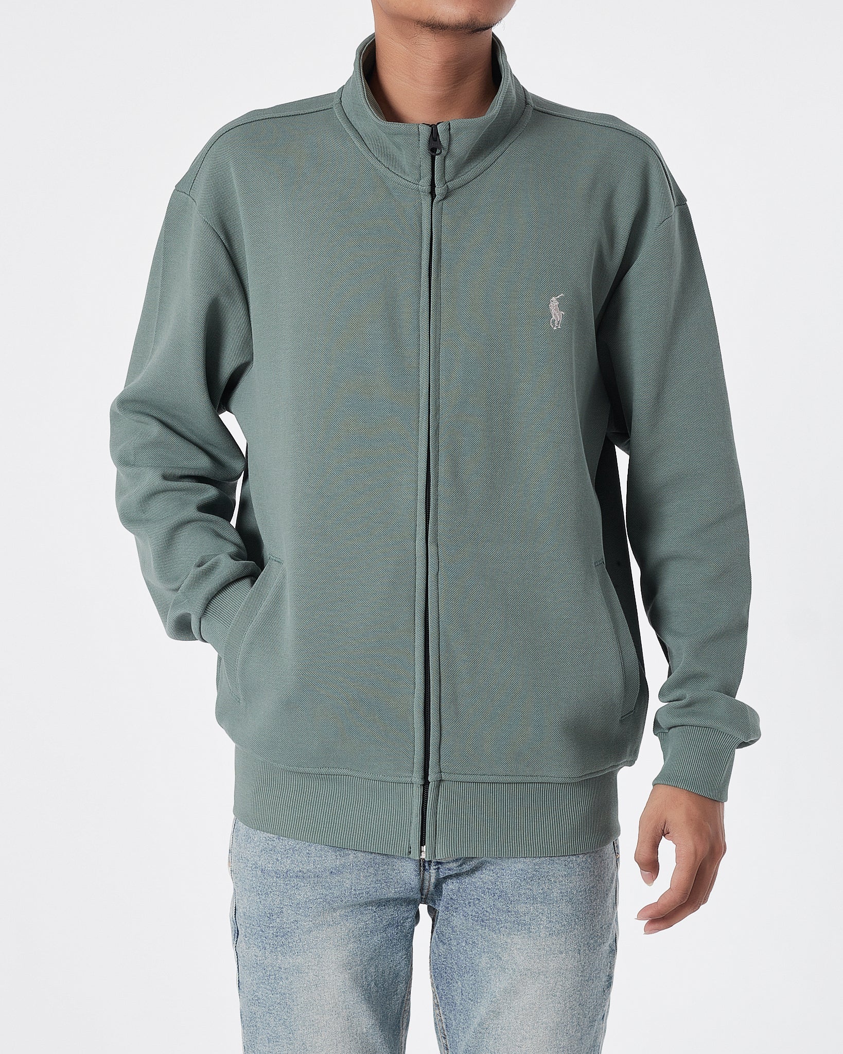 RL Plain Color Men Green Jacket 27.90