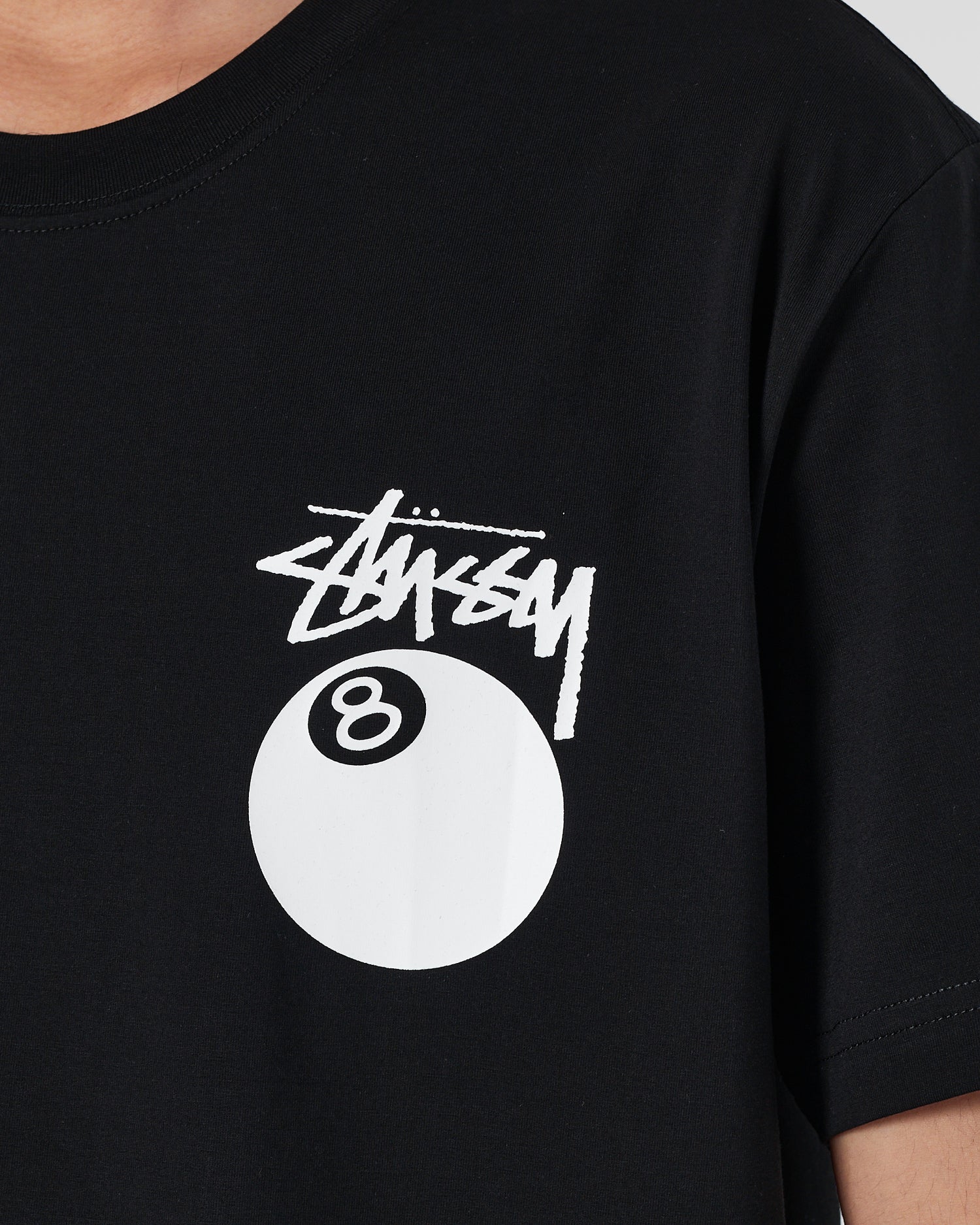 STU 8 Ball Men Black T-Shirt 15.90