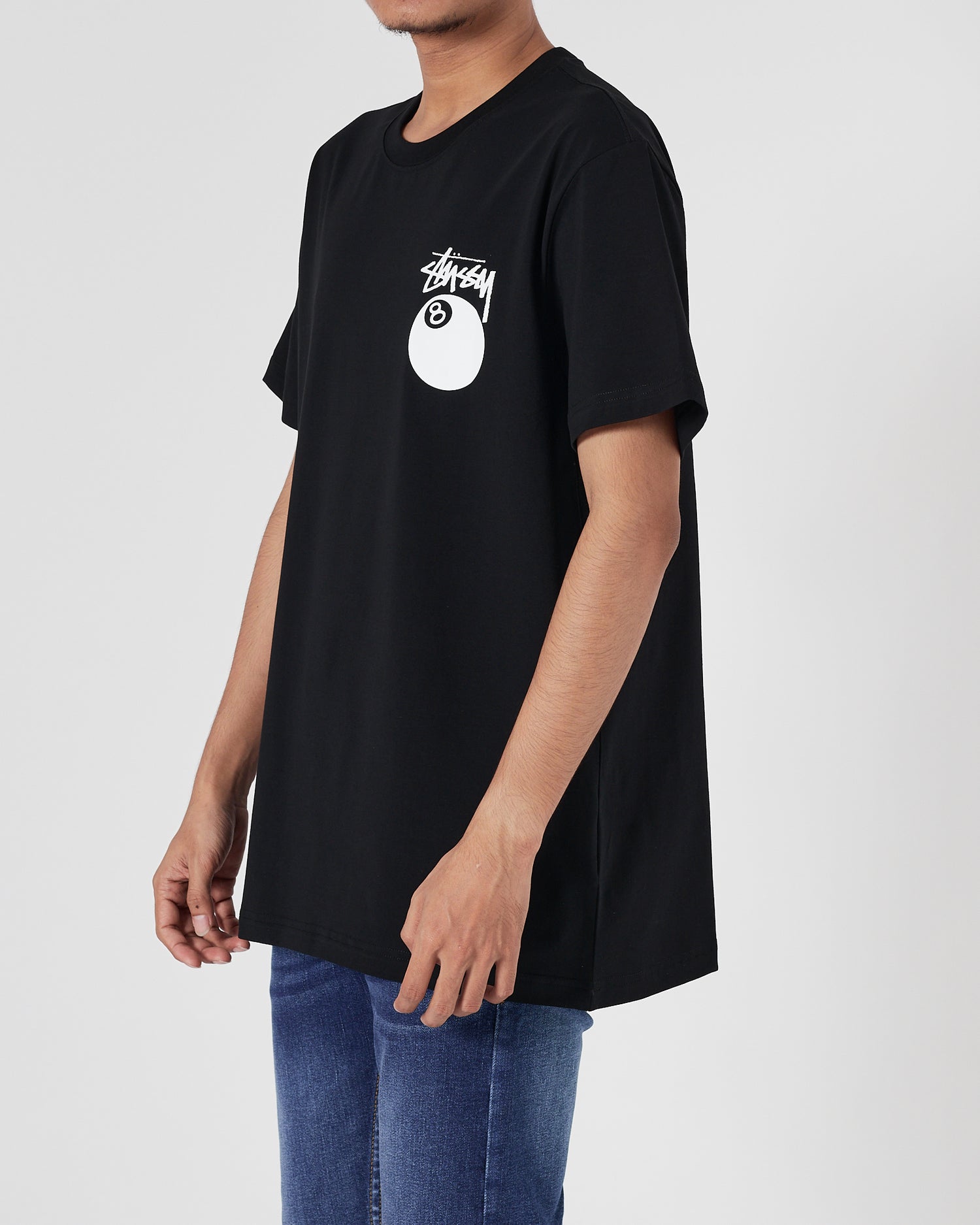 STU 8 Ball Men Black T-Shirt 15.90