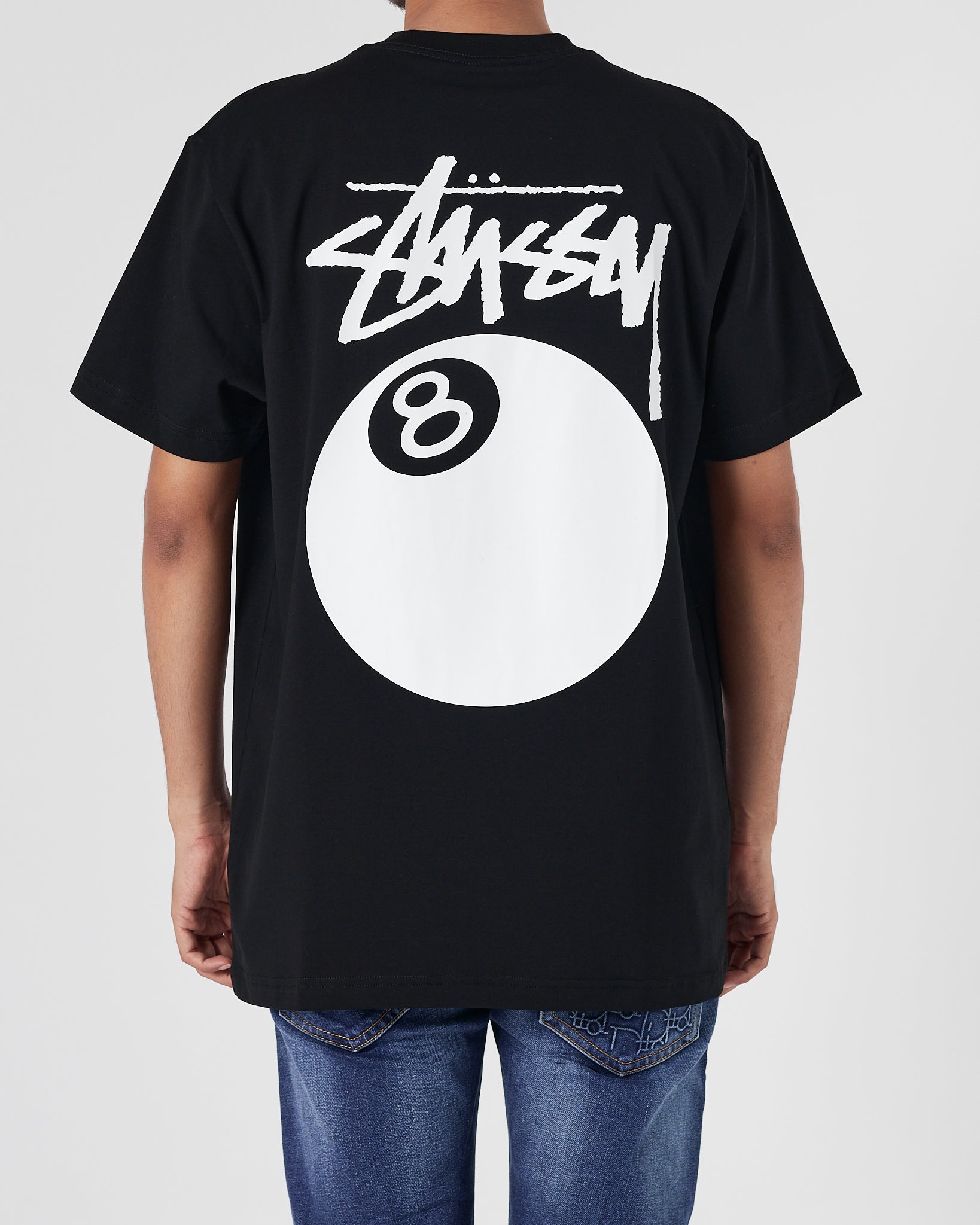 STU 8 Ball Men Black T-Shirt 15.90