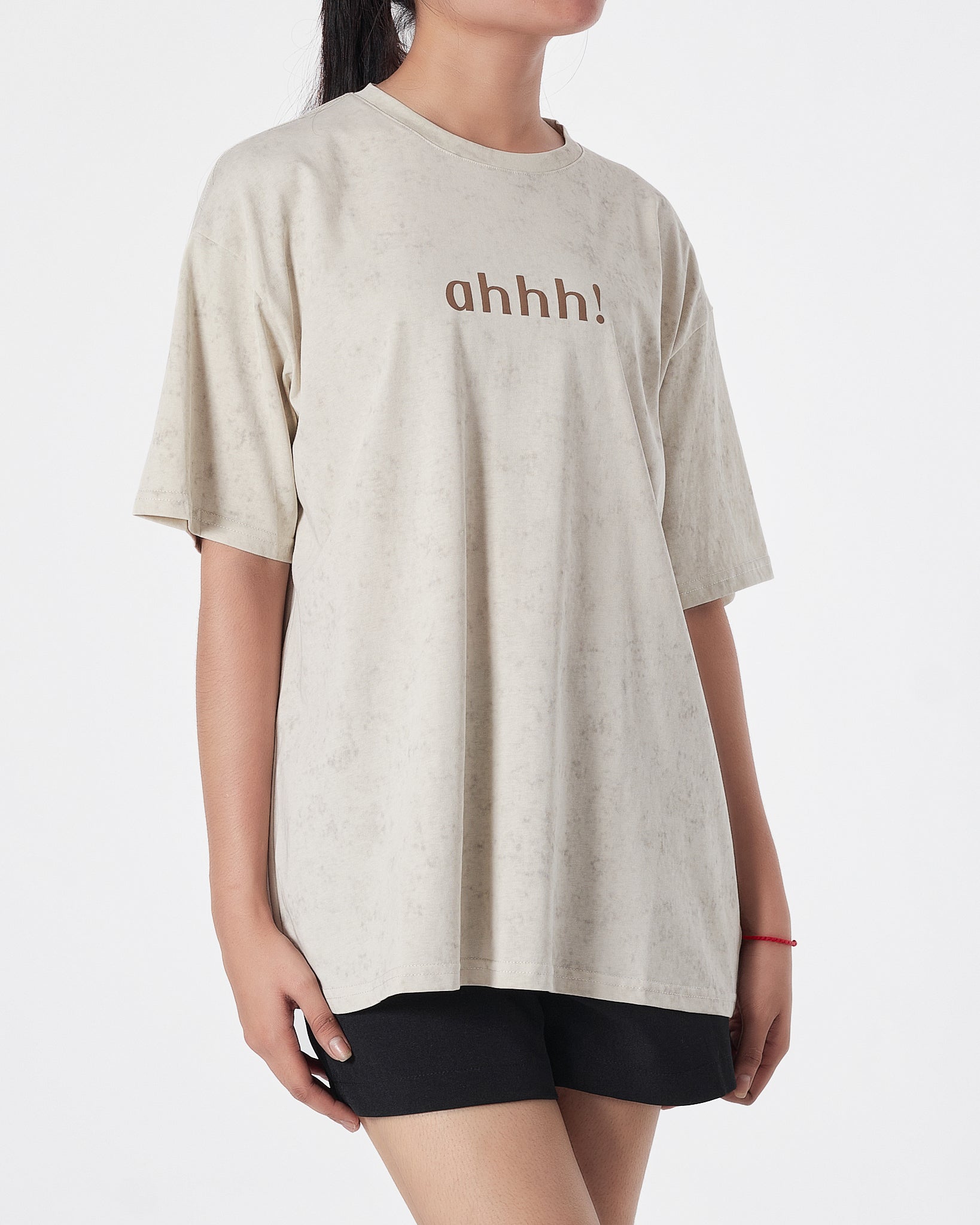 Unisex Over Size Cream T-Shirt 13.90