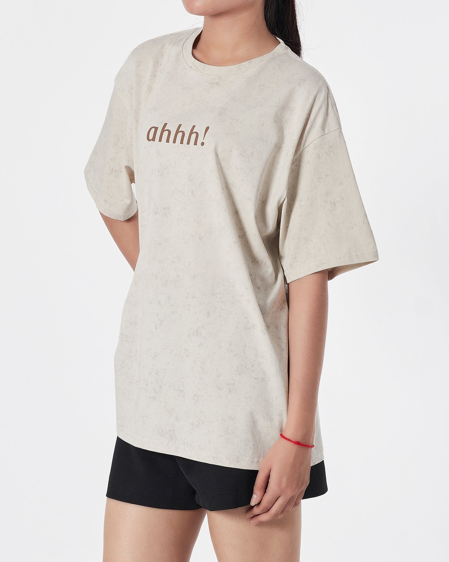 Unisex Over Size Cream T-Shirt 13.90