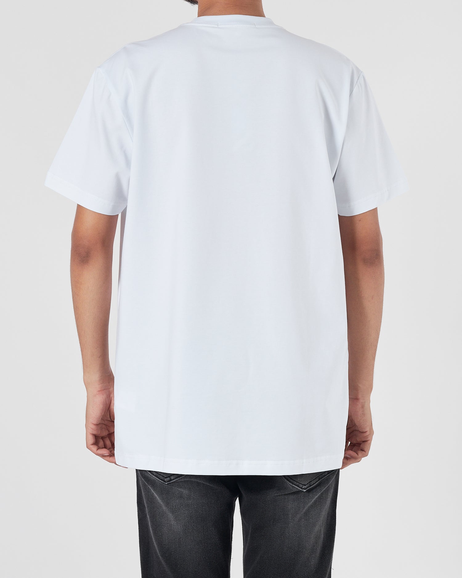 OW Dice Printed Men White T-Shirt 15.90