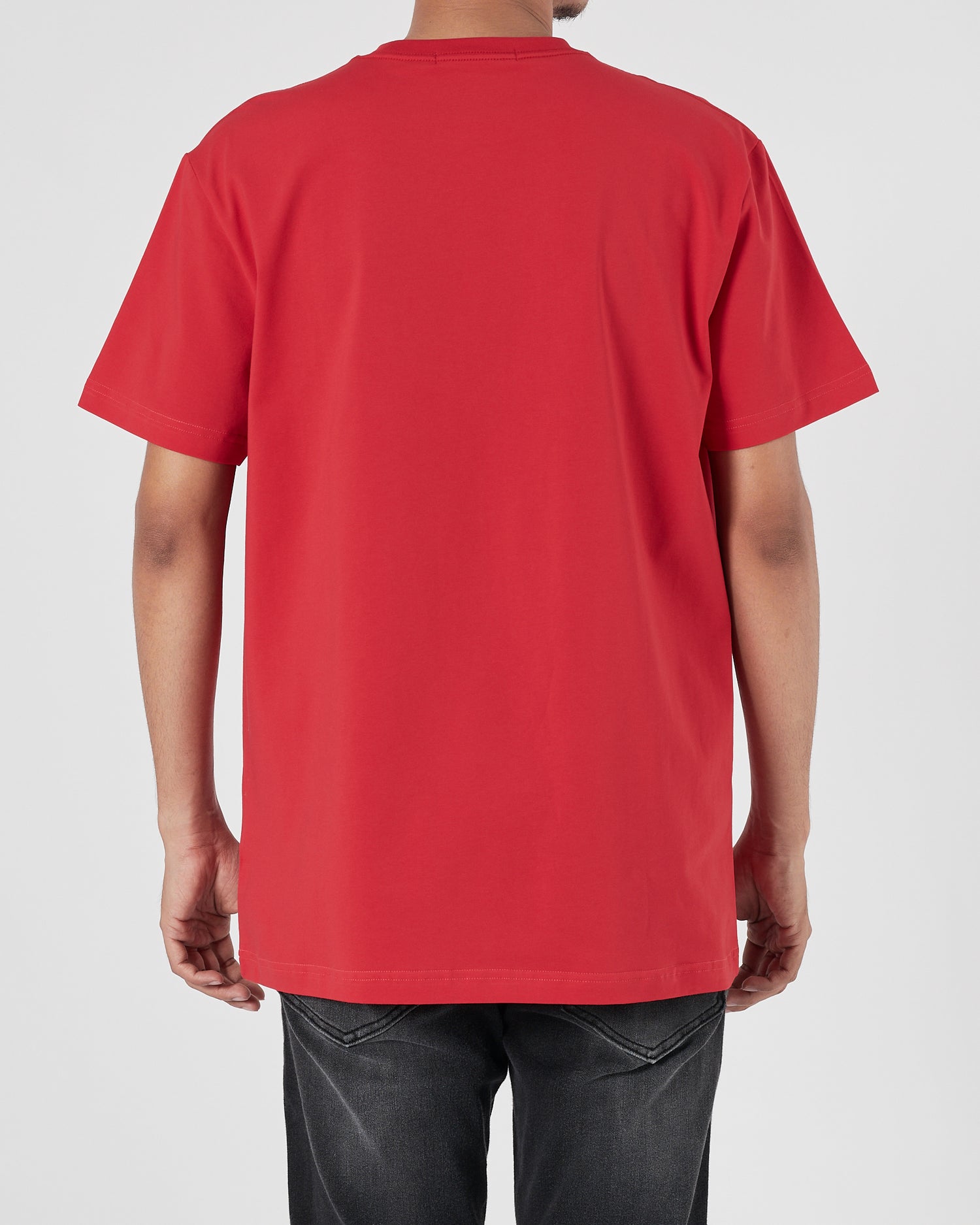 OW Dice Printed Men Red T-Shirt 15.90