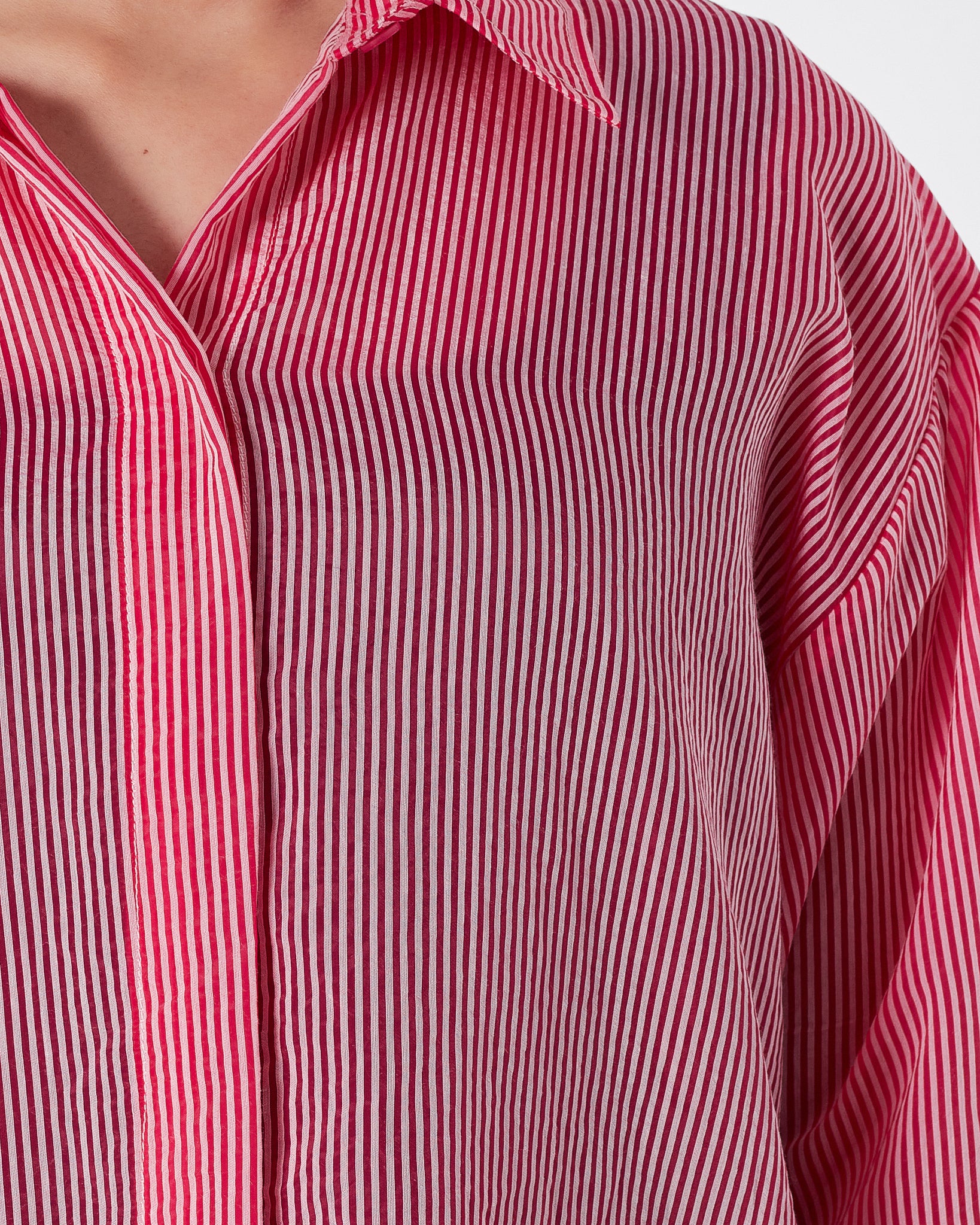 Red Striped Lady  Shirts Long Sleeve 16.90